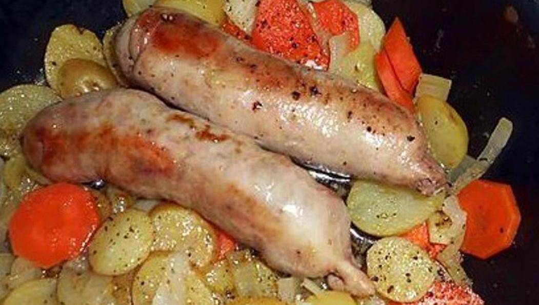 Andouillette pommes de terre carotte - Recette Cookeo V3 | Moulinex