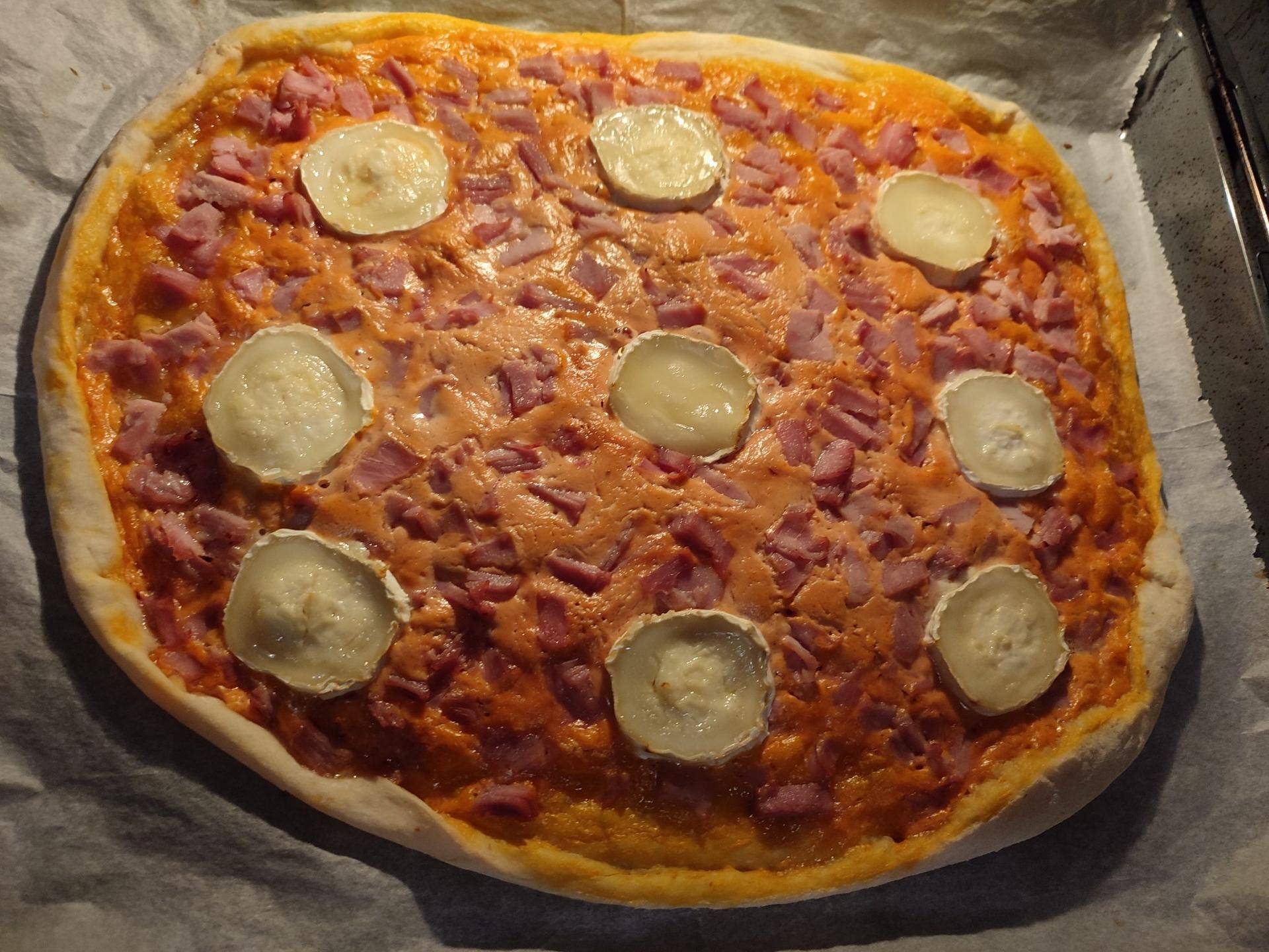 Pizza jambon chèvre et miel - Recette Companion XL | Moulinex