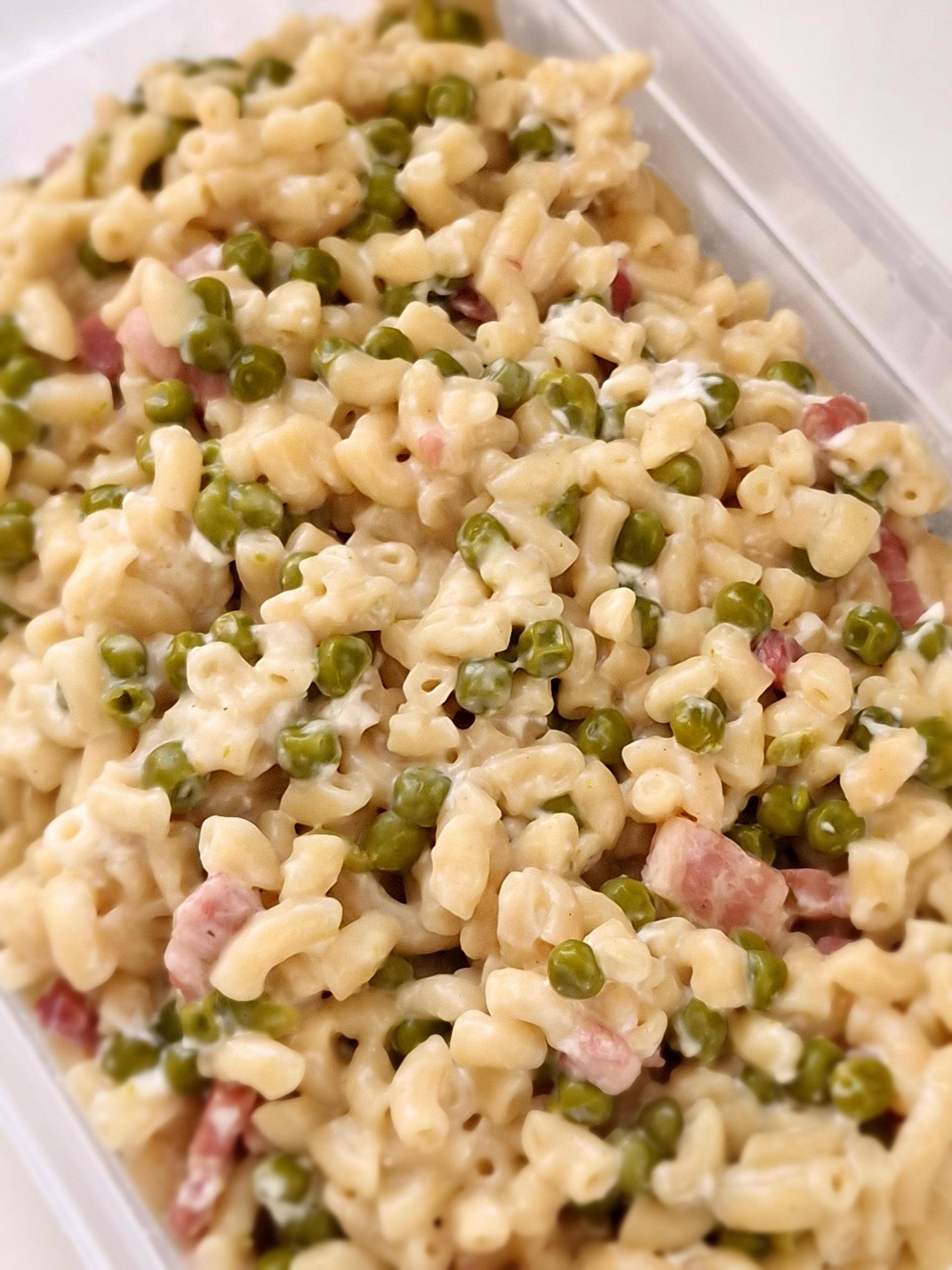 Coquillettes - Petits pois - Lardons - kiri - Recette Cookeo V3 | Moulinex