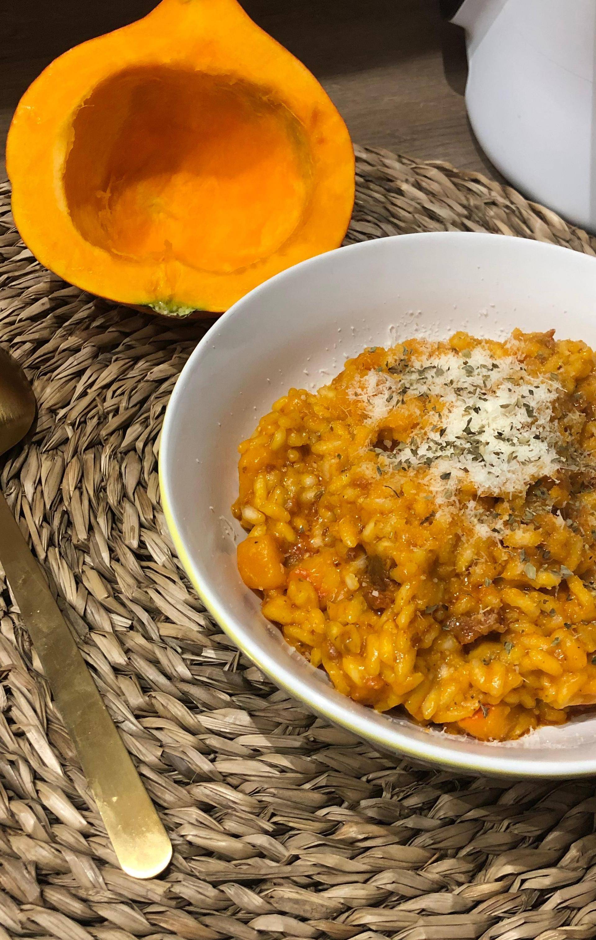 Risotto chorizo potimarron - Recette Companion XL | Moulinex