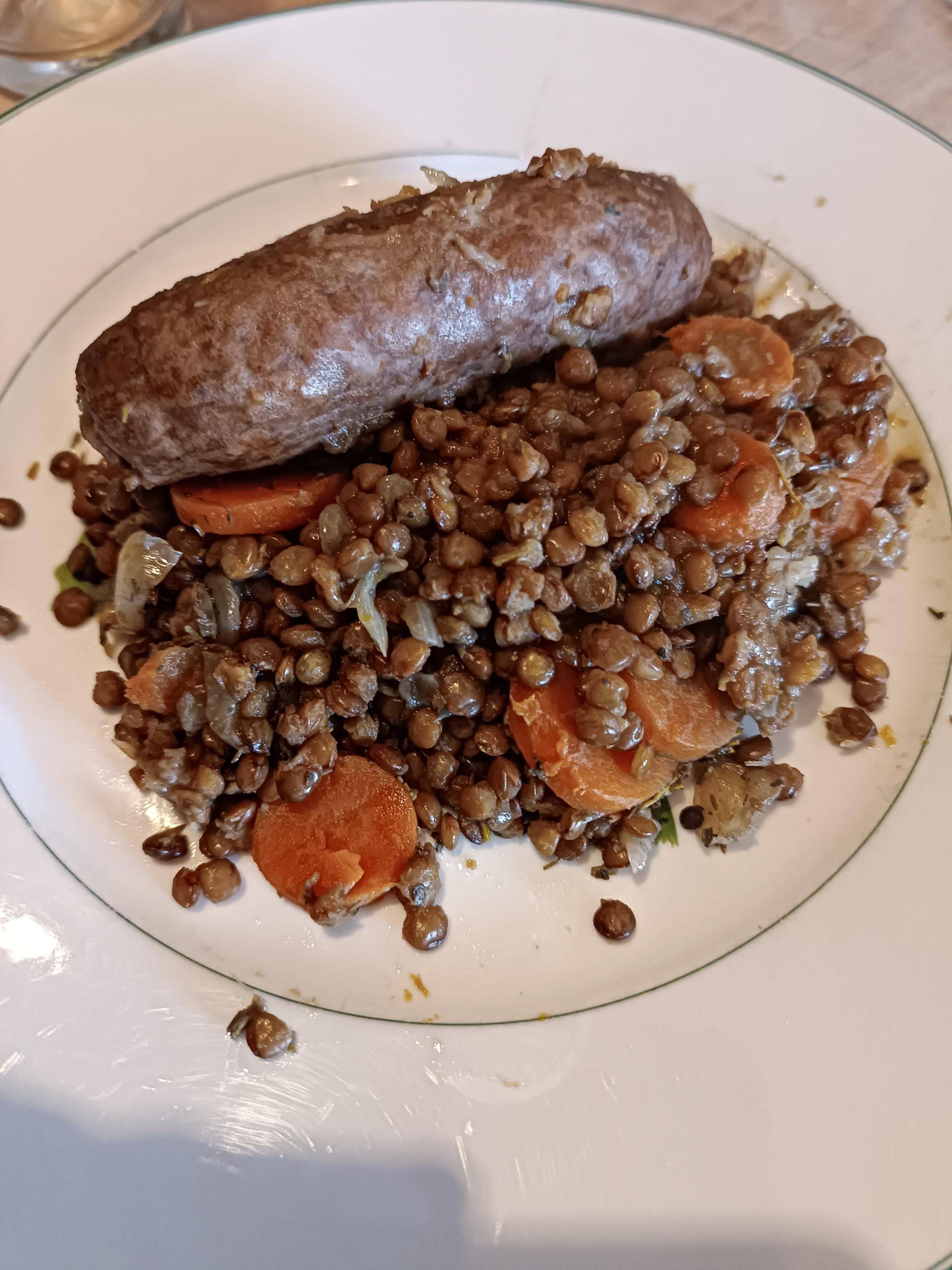 Lentilles et saucisses de Toulouse - Recette Cookeo | Moulinex