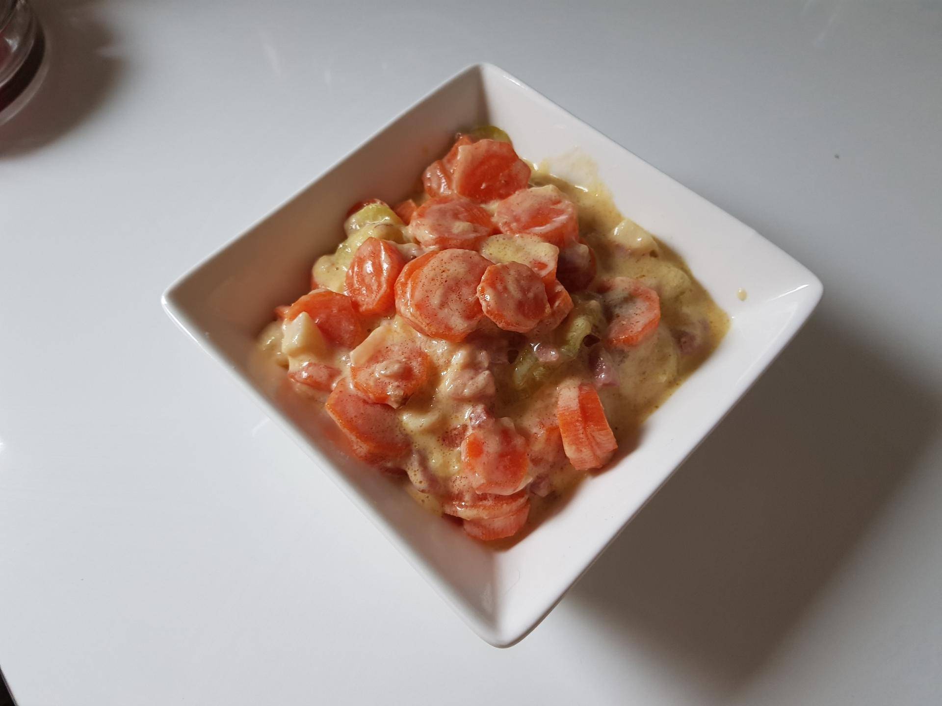 Carottes et courgettes type carbonara - Recette Cookeo | Moulinex