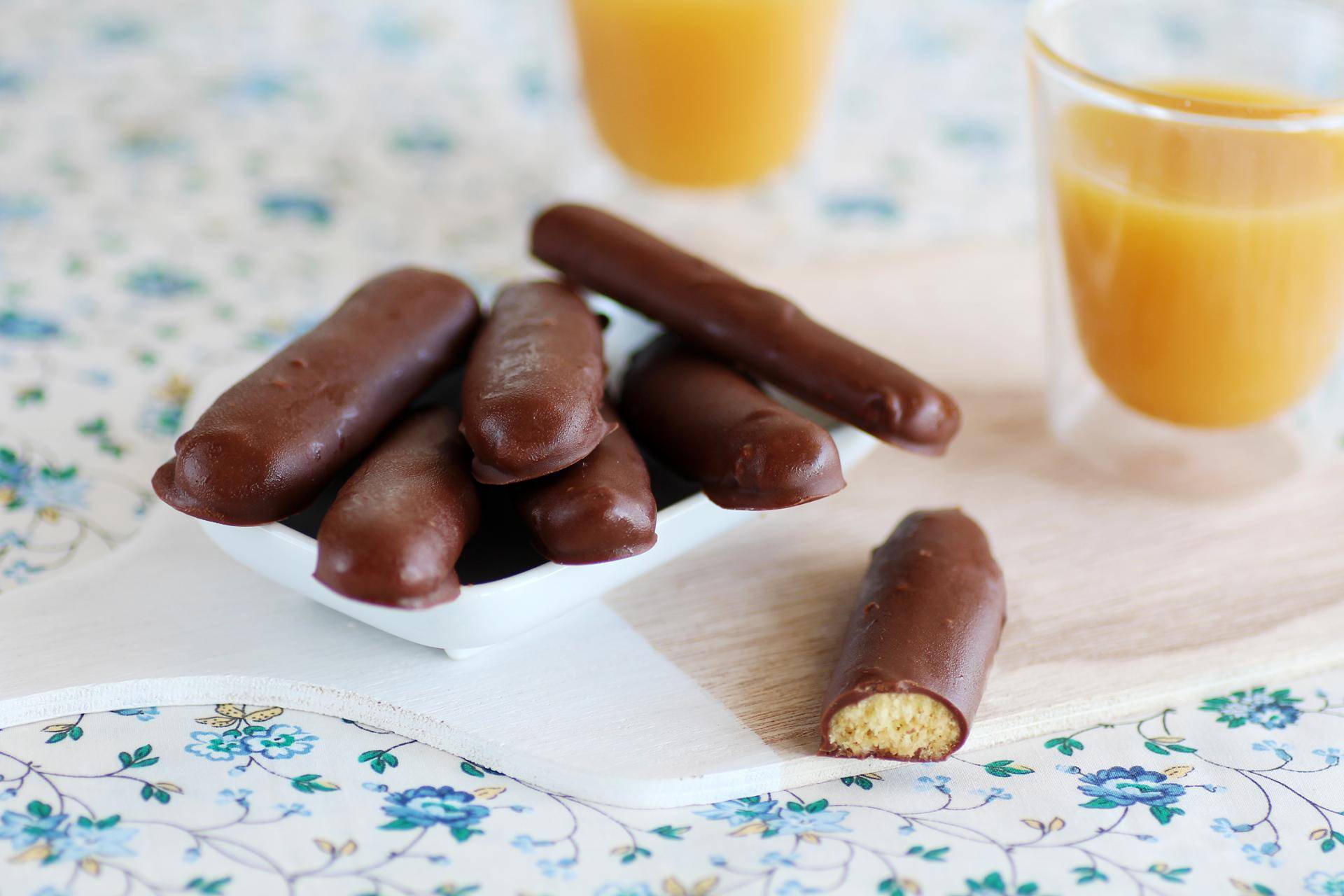 Stick à croquer enrobé de chocolat - Recette Companion Connect | Moulinex