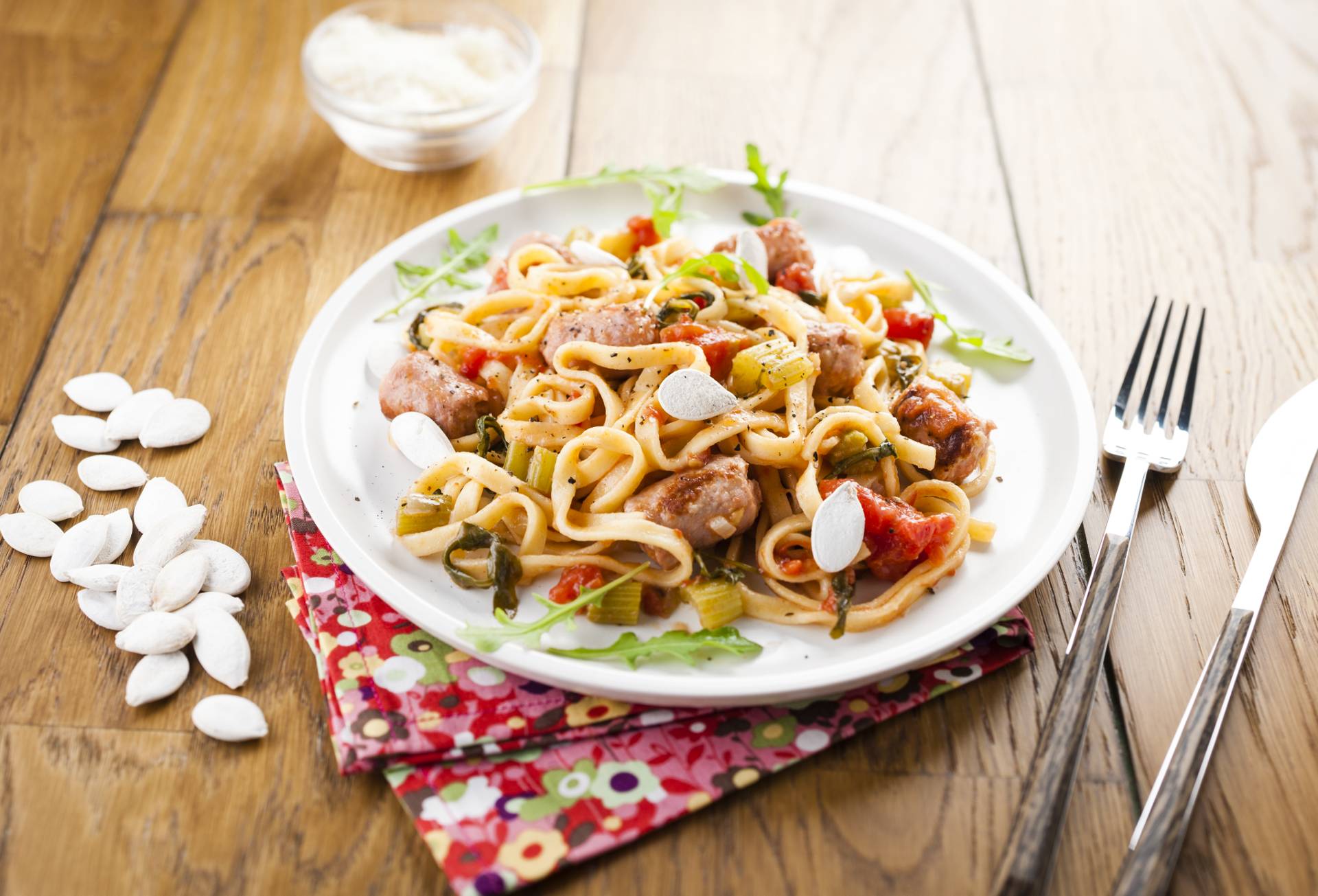 Fettuccini roquette graines - Recette Cookeo | Moulinex