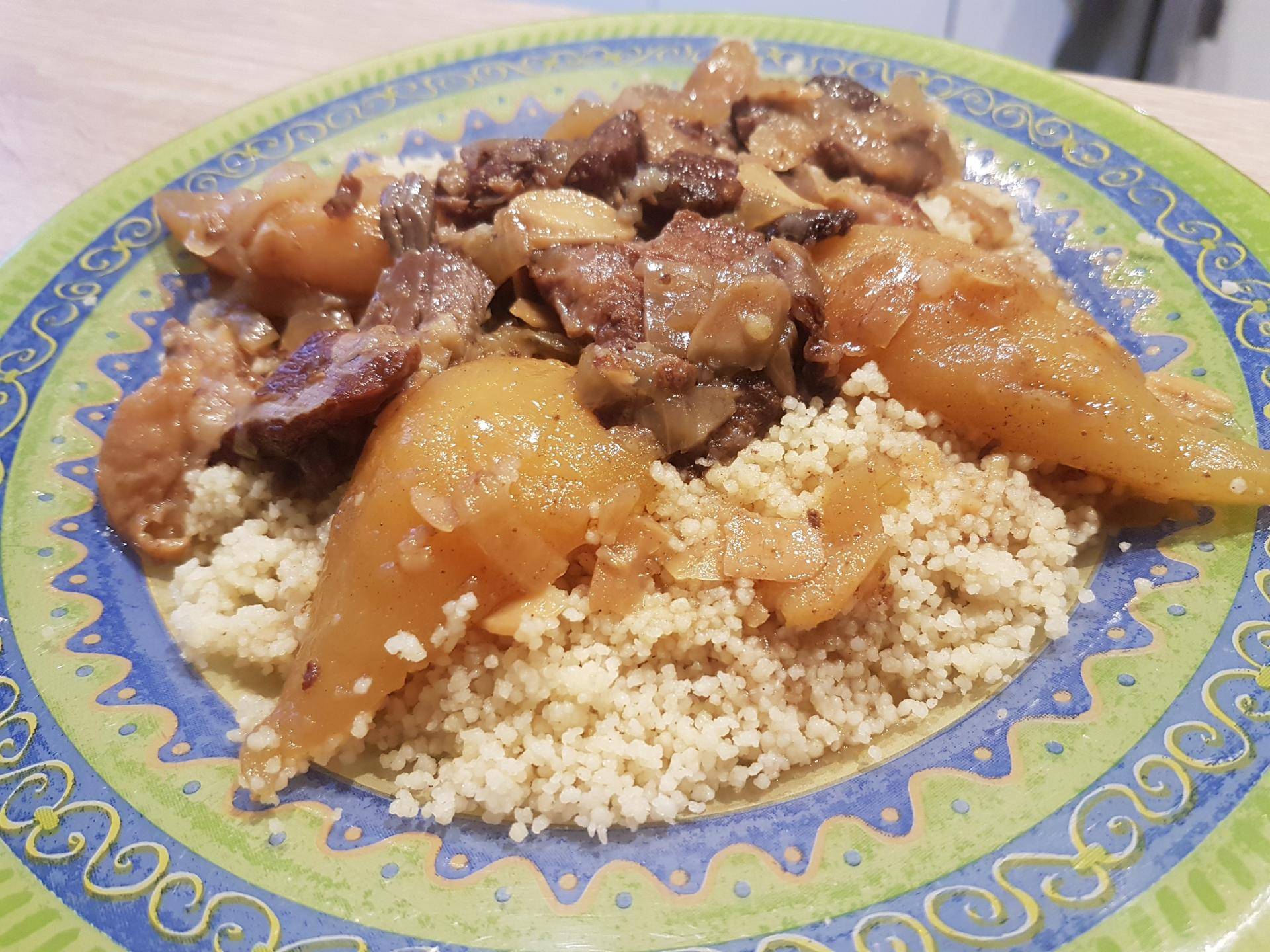 Tajine d'agneau aux poires - Recette Cookeo | Moulinex