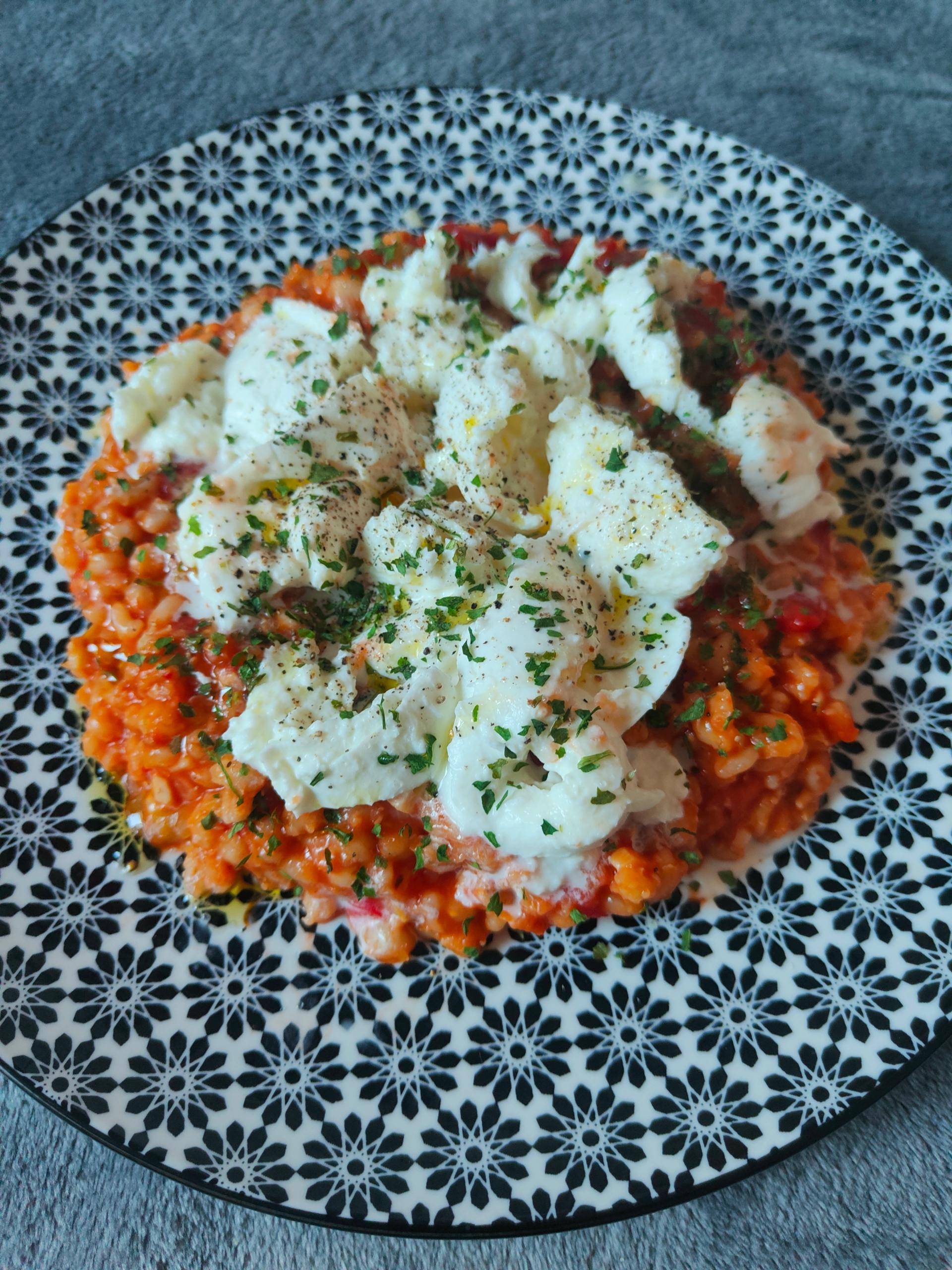 Risotto d'orge perlé à la tomate - Recette Cookeo | Moulinex