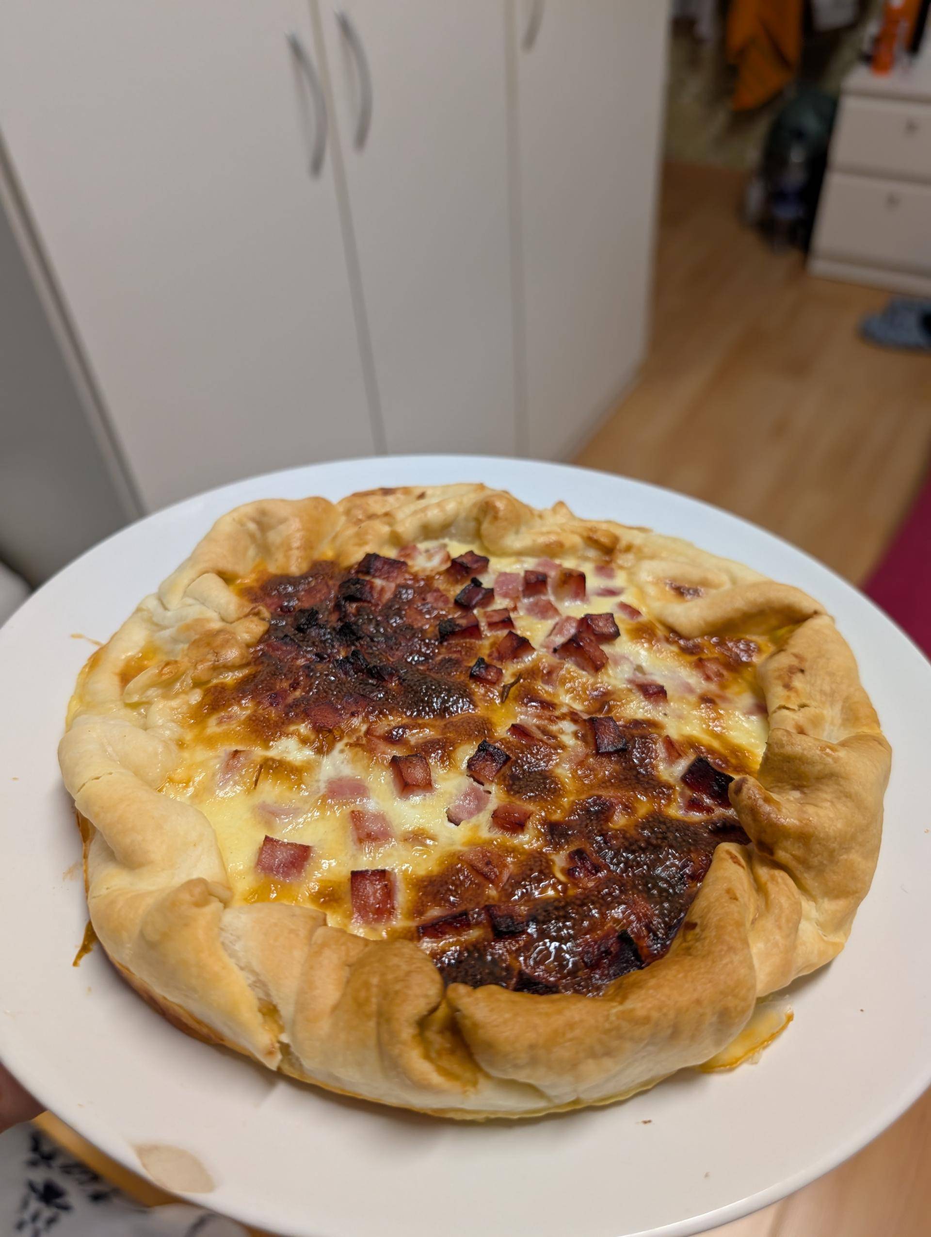 Quiche Au des de jambon - Recette Cookeo | Moulinex