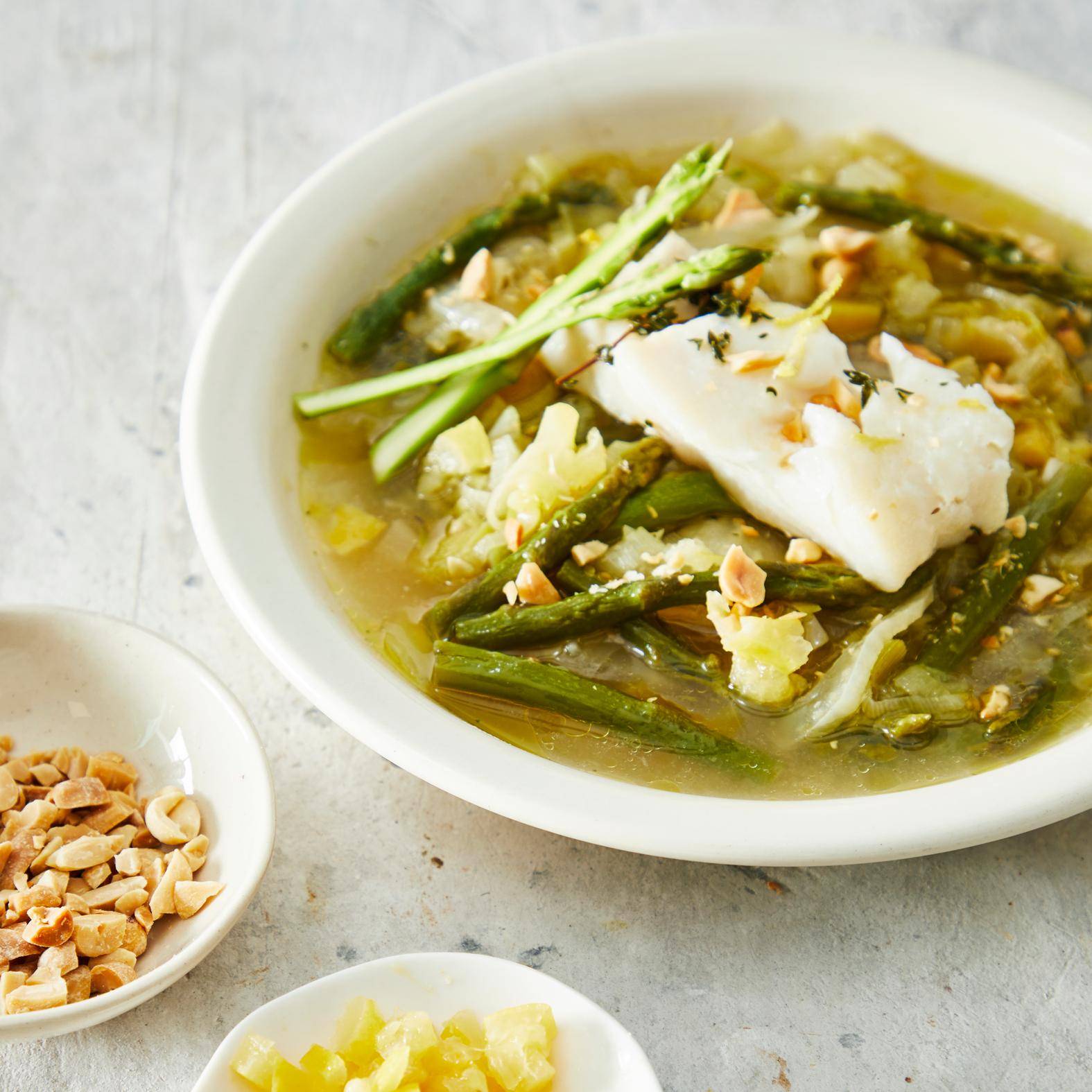 Cabillaud aux asperges - Recette Cookeo | Moulinex
