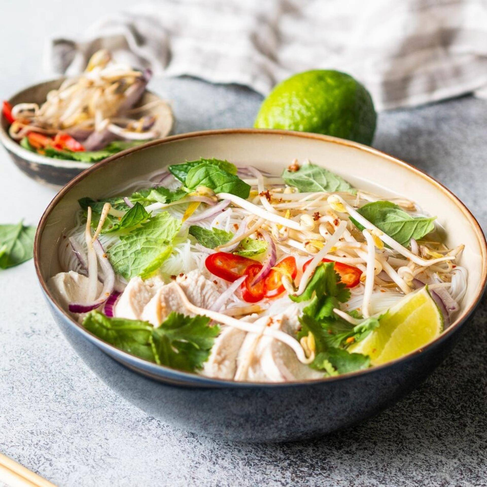 Phô revisité au poulet (soupe vietnamienne) - Recette Companion Connect | Moulinex