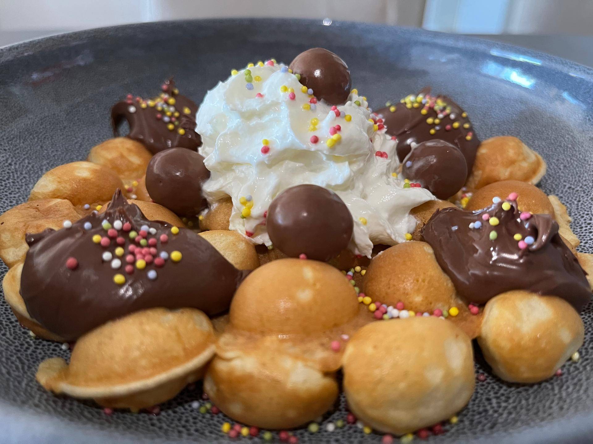 Bubble Waffle - Recette Companion Connect XL | Moulinex