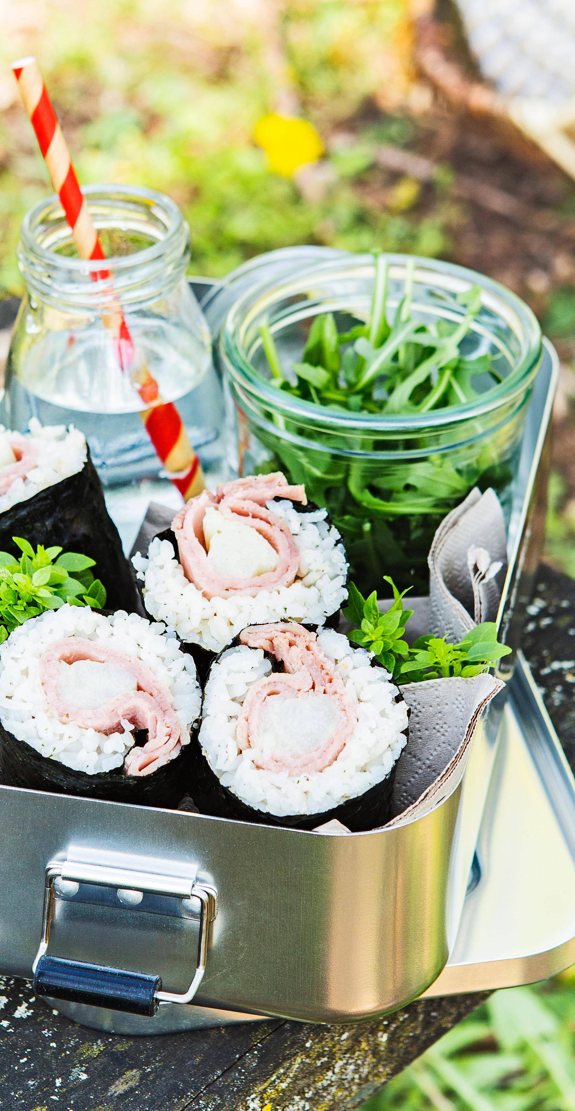 Reuzesushi met ham en asperge - Recette Cookeo | Moulinex