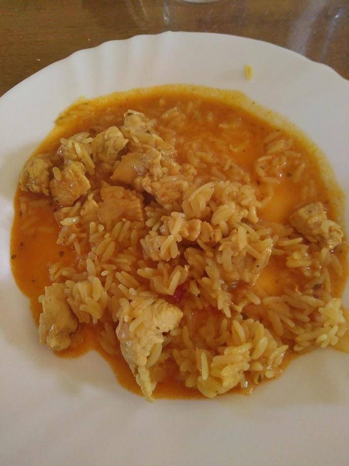 Riz et poulet sauce curry - Recette Companion XL | Moulinex