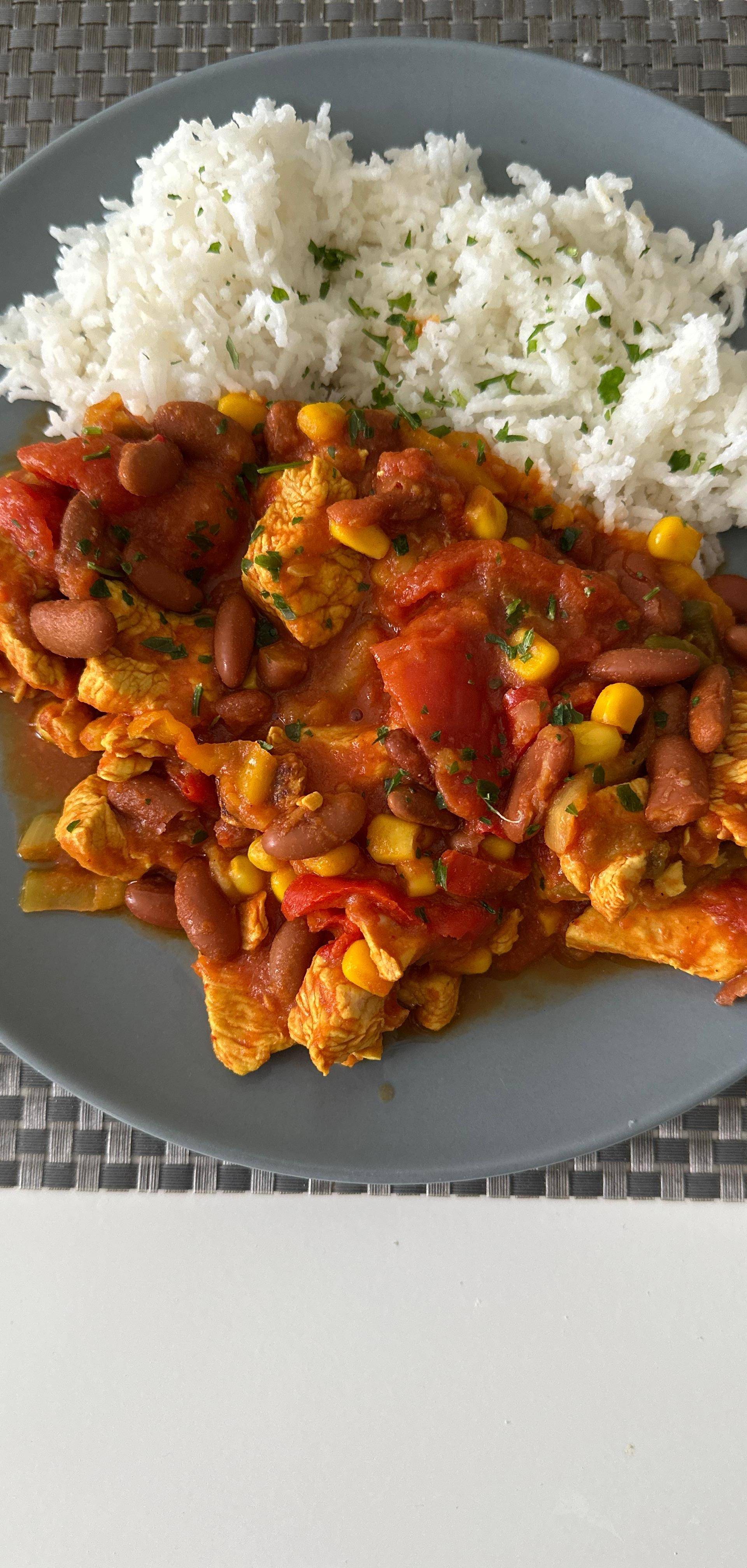 Chili de Dinde (menu low cal) - Recette Cookeo V3 | Moulinex