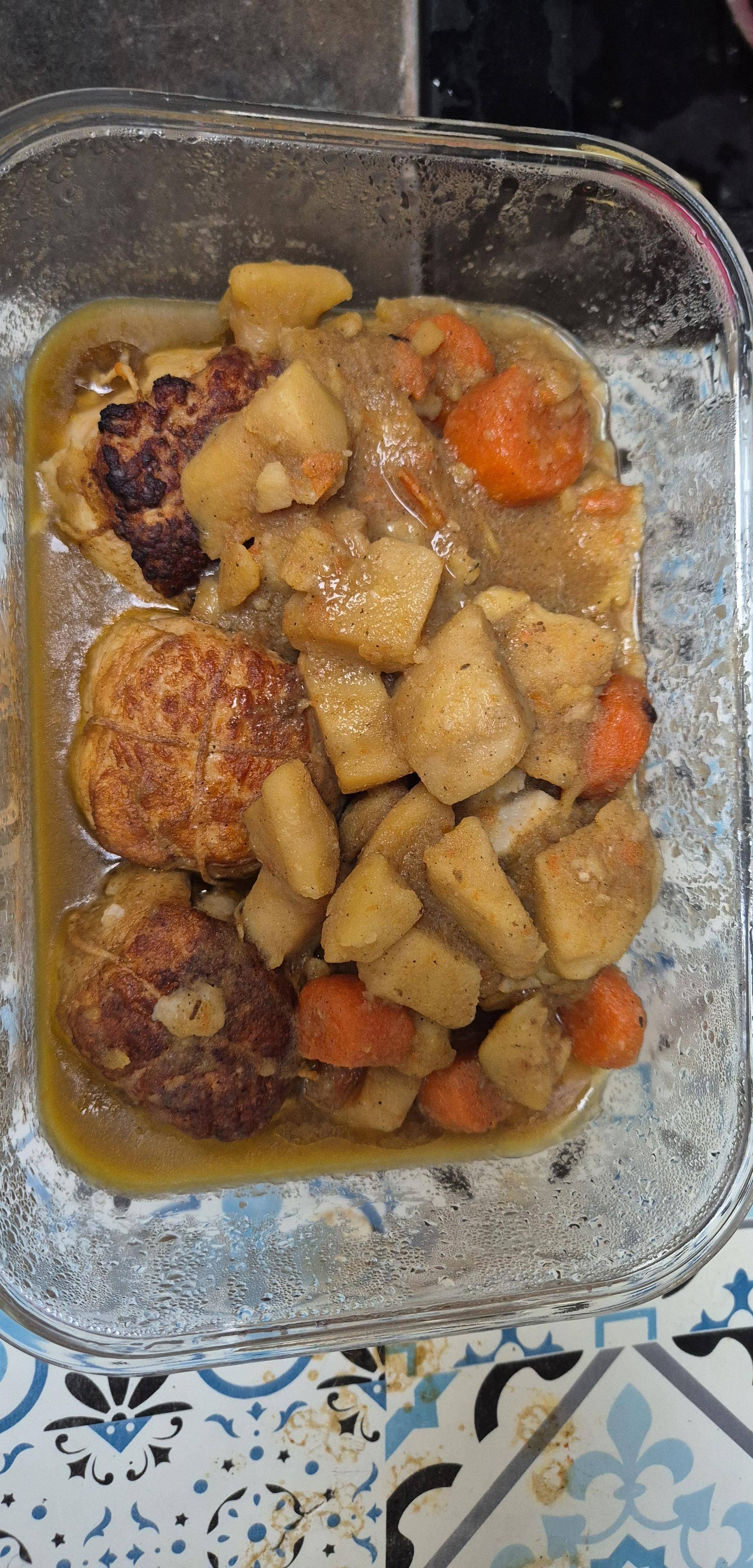 Paupiette de poulet mijoté carotte et patates - Recette Cookeo 9in1 | Moulinex