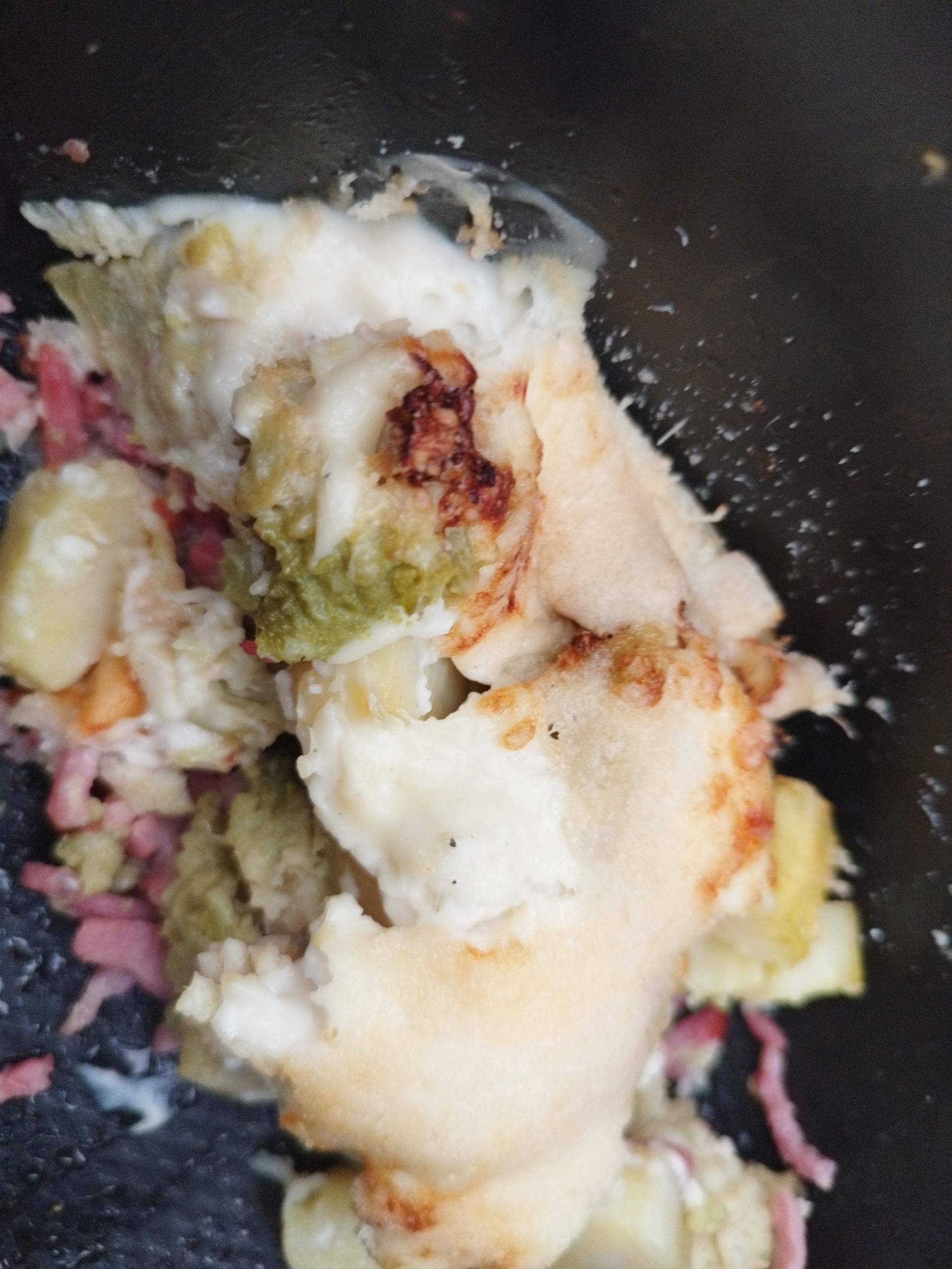 Gratin pdt, chou romanesco, lardons - Recette Cookeo V3 | Moulinex