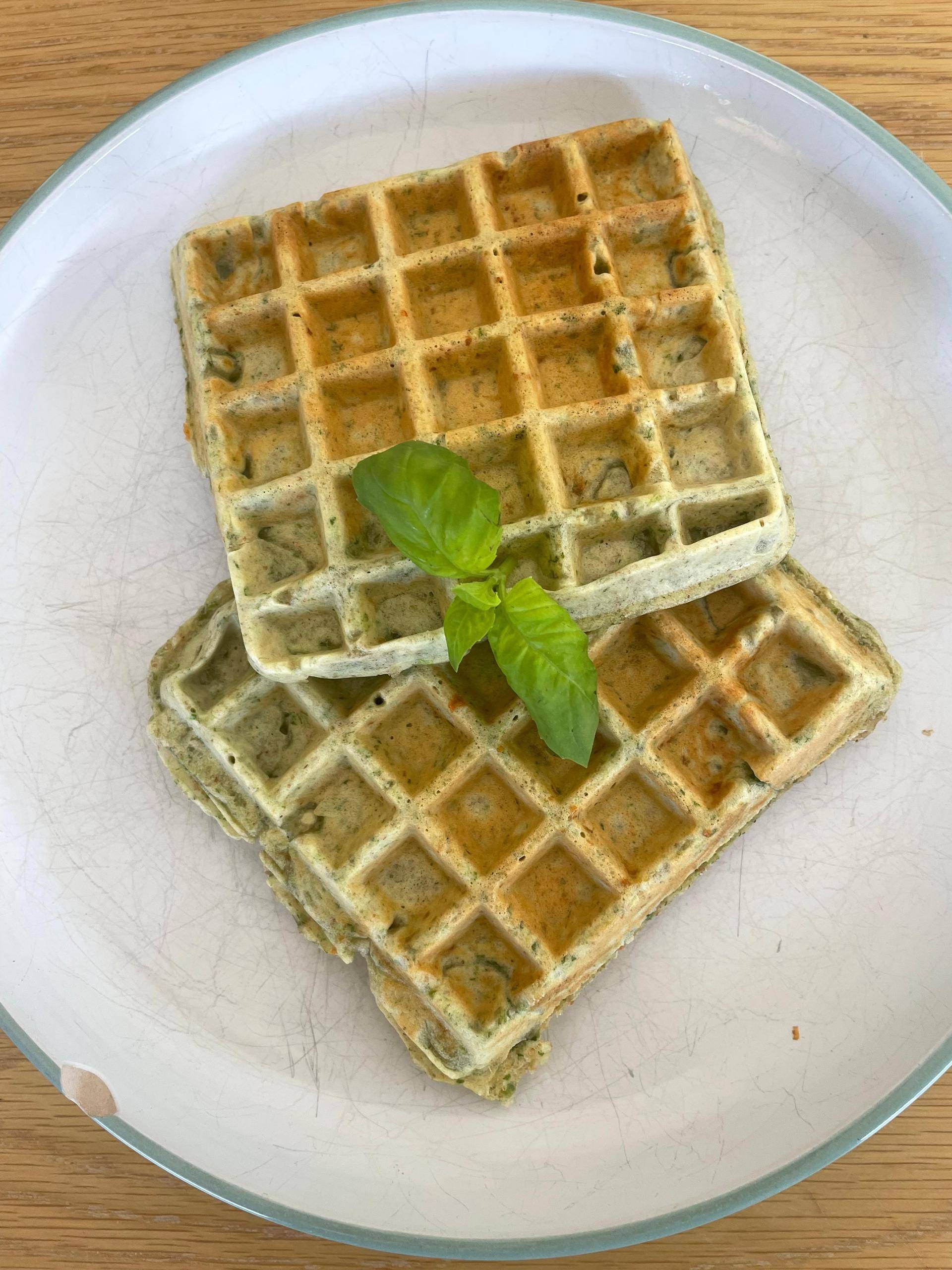 Gaufres aux épinards - Recette Companion Connect XL | Moulinex