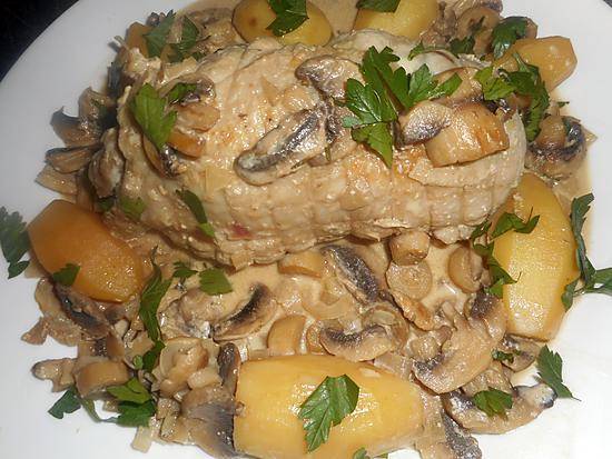Rôti de dinde aux champignons - Recette Cookeo V3 | Moulinex