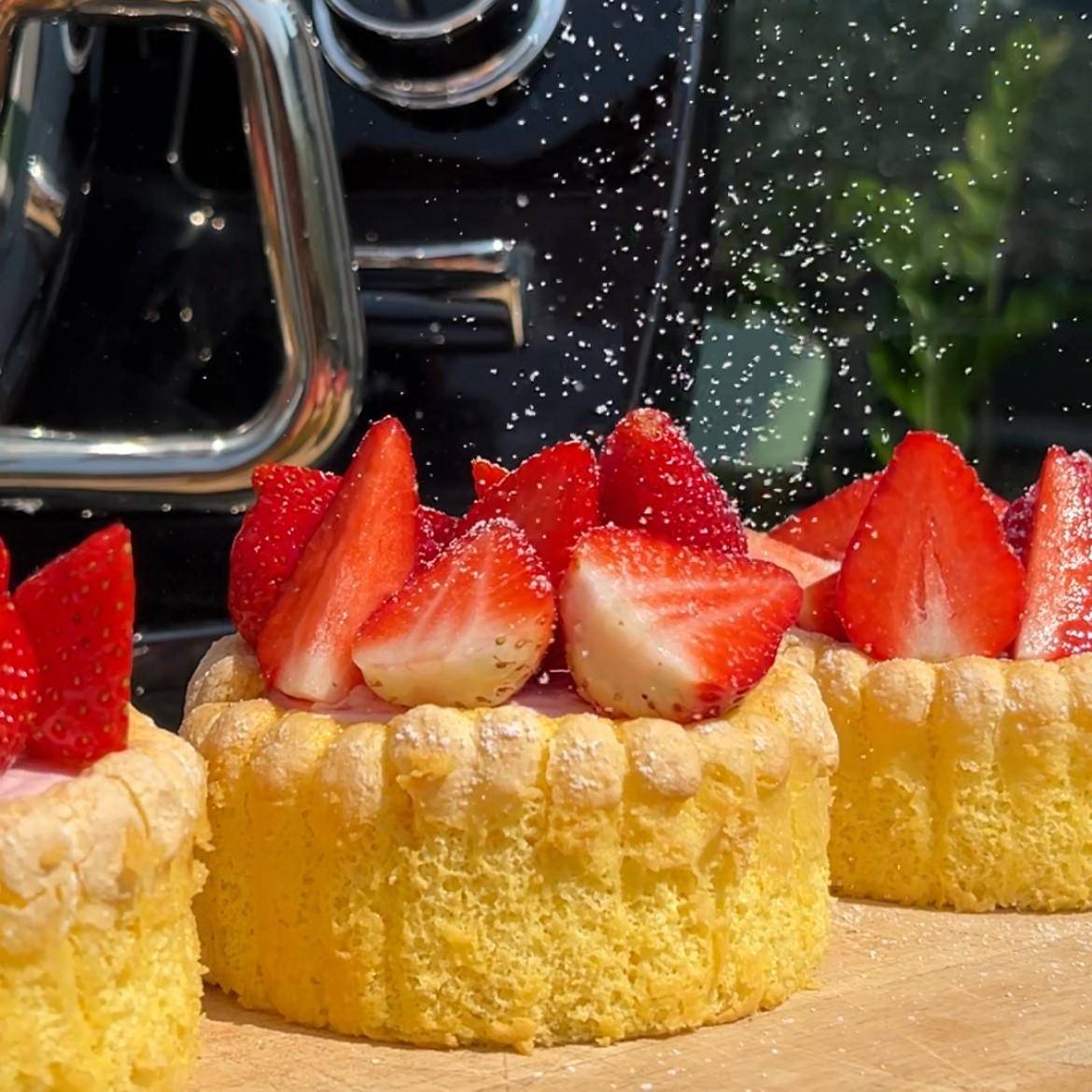 Charlottes aux fraises - Recette Kitchen Machines Touch/Touch + | Moulinex