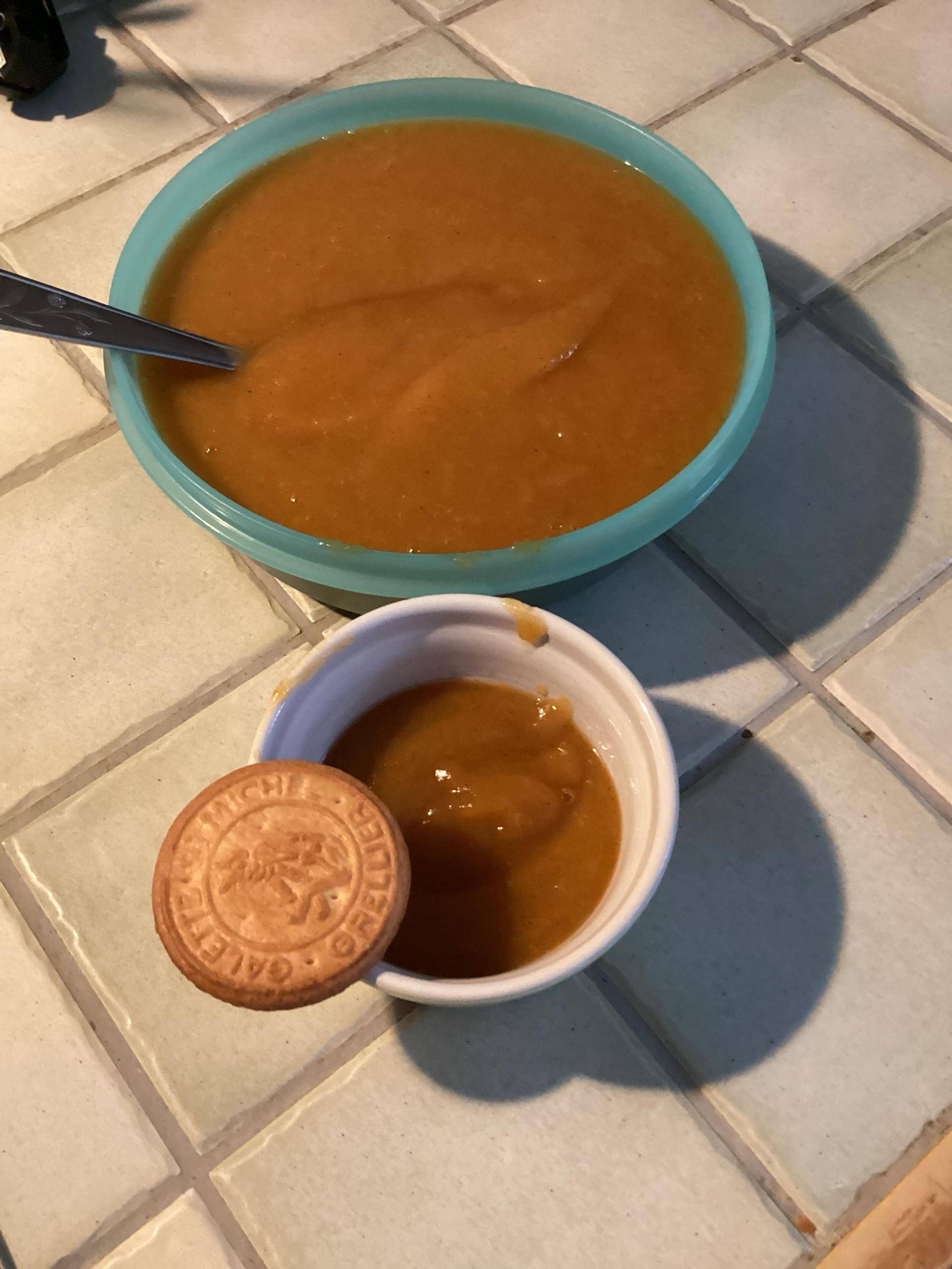 Compote pommes et abricots - Recette Companion Connect XL | Moulinex