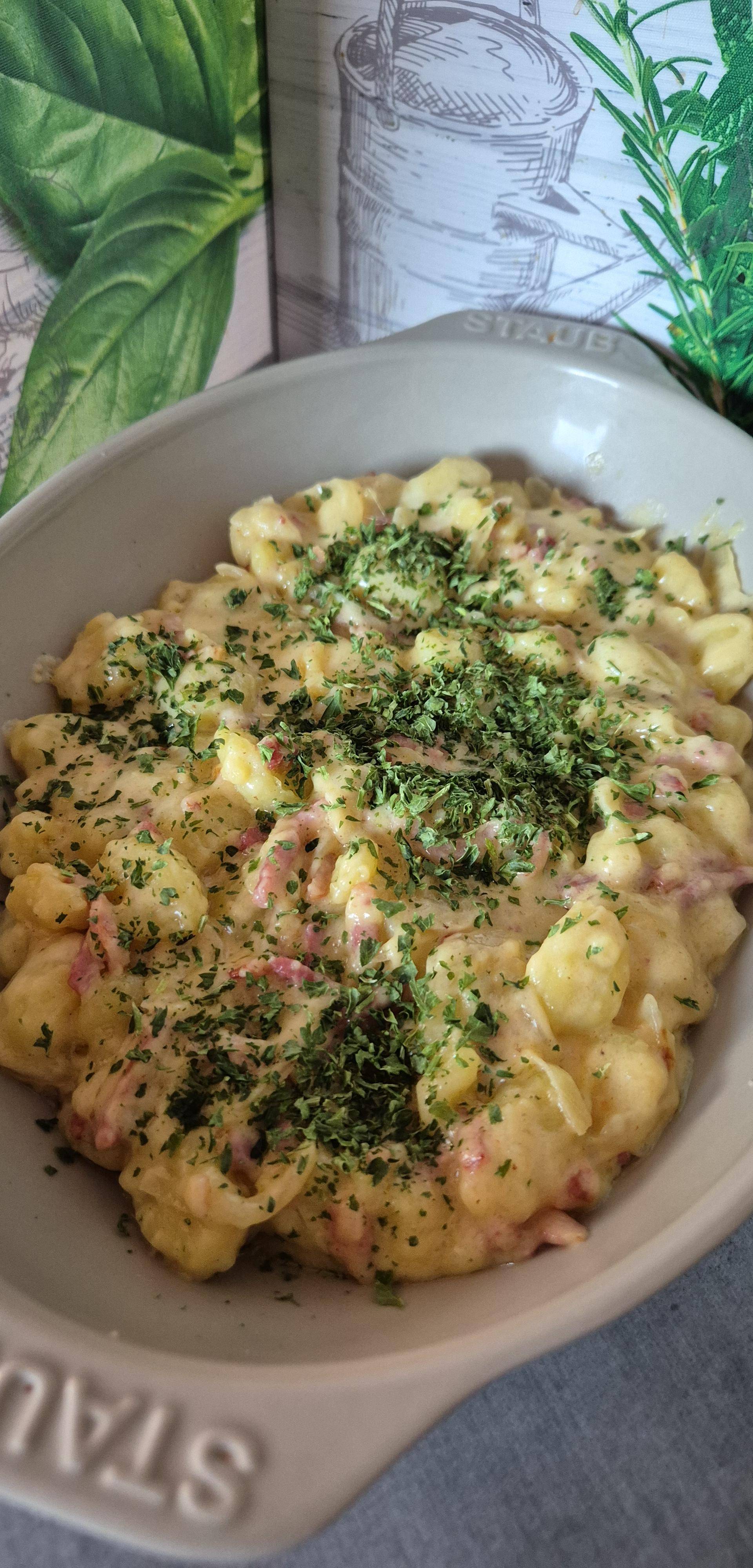 Gnocchis crème raclette lardons fumés au Cookeo infinity - Recette Cookeo Infinity Autostir | Moulinex