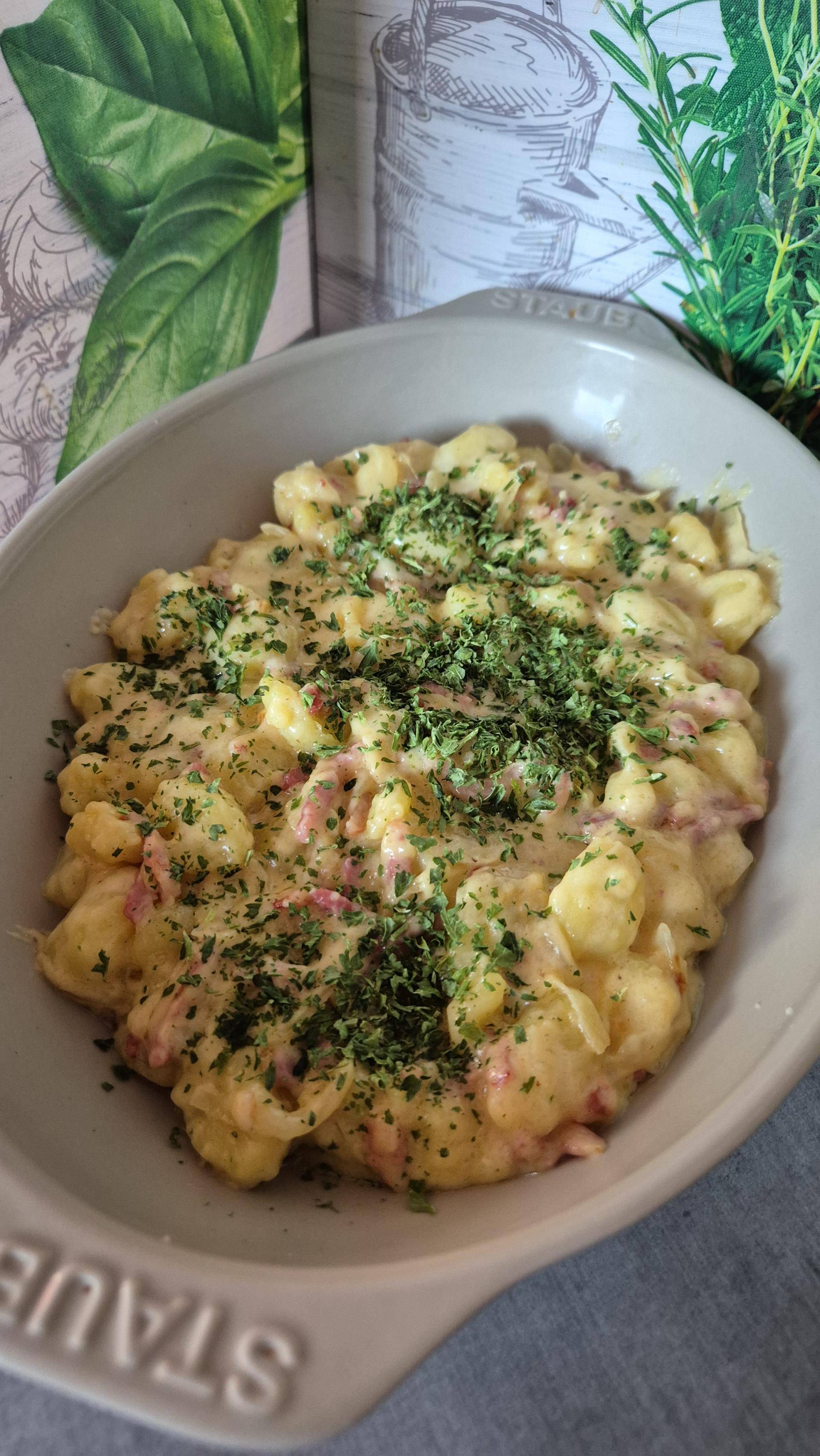 Gnocchis crème raclette lardons fumés au Cookeo infinity - Recette Cookeo Infinity Autostir | Moulinex