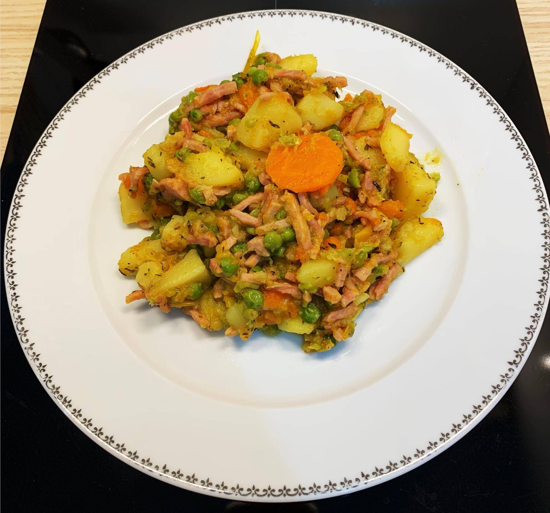 Poêlée de Légumes et Lardons de Poulet - Recette Cookeo V3 | Moulinex