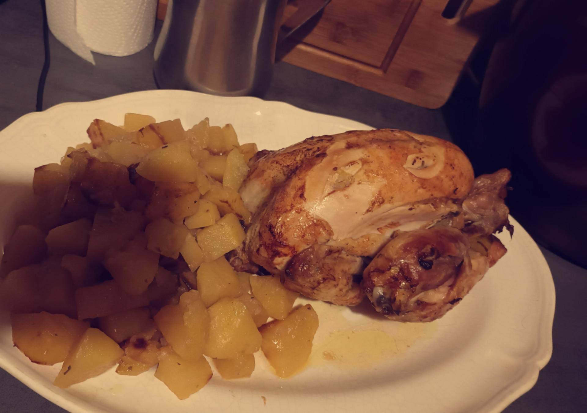 Poulet rôti et ses patates - Recette Cookeo | Moulinex