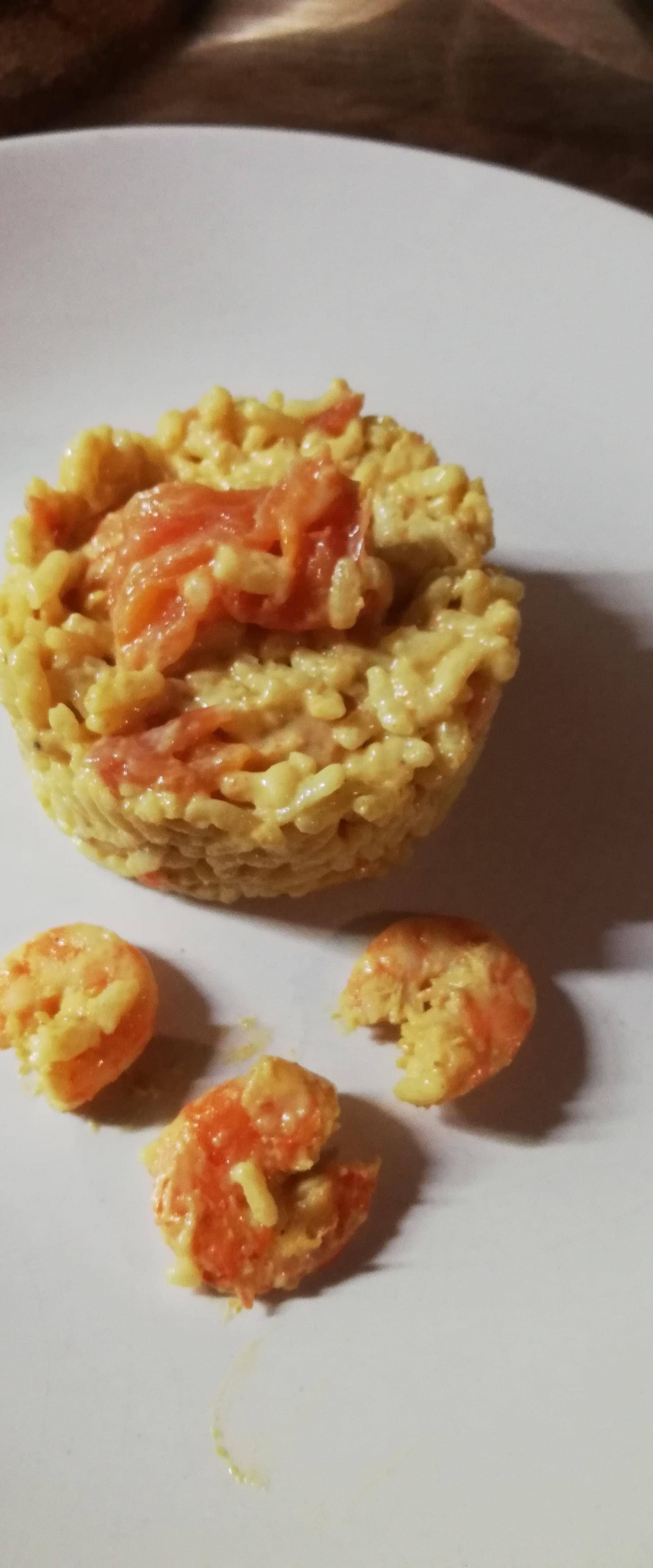 Risotto curry aux gambas - Recette Cookeo | Moulinex