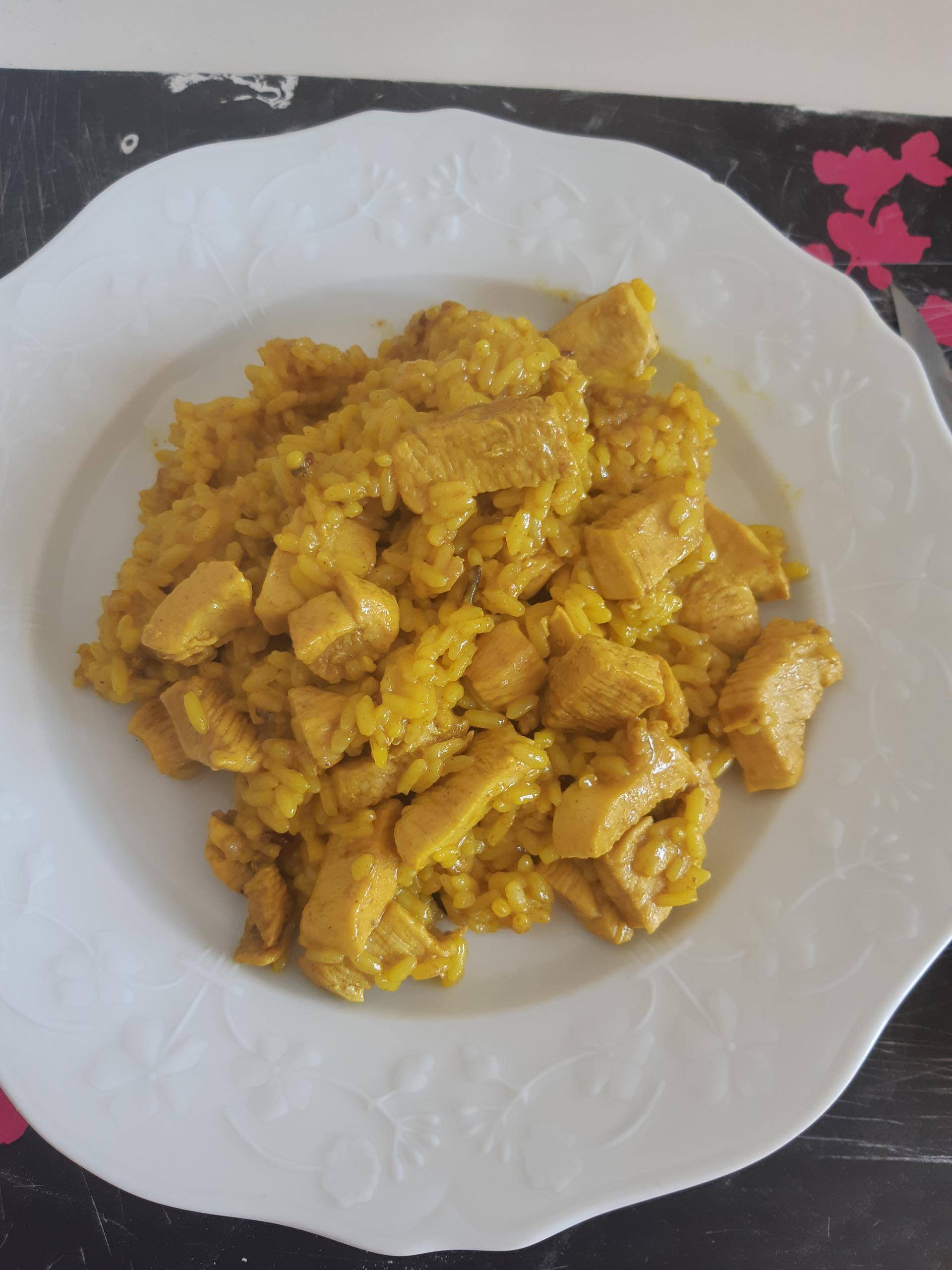 Blanc de poulet riz au raz el hanout de Zaza - Recette Cookeo | Moulinex