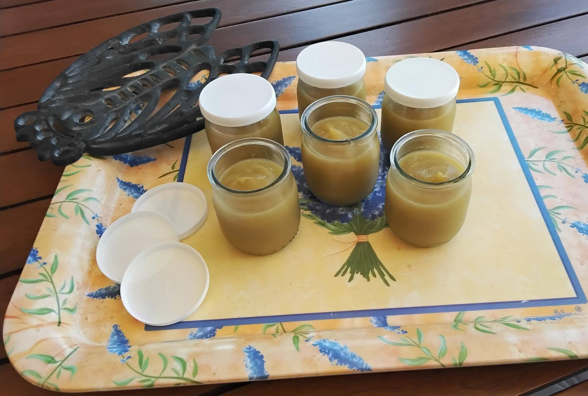 Compote lisse de rhubarbe et pommes - Recette Companion Connect XL | Moulinex