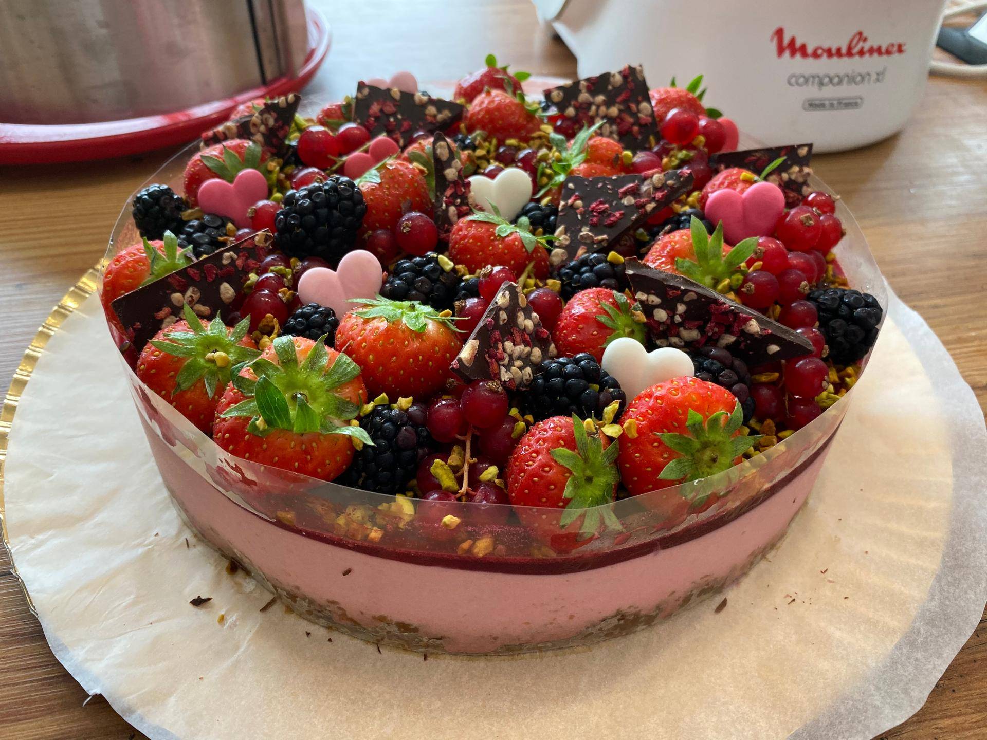 Bavarois framboise - Recette Companion XL | Moulinex