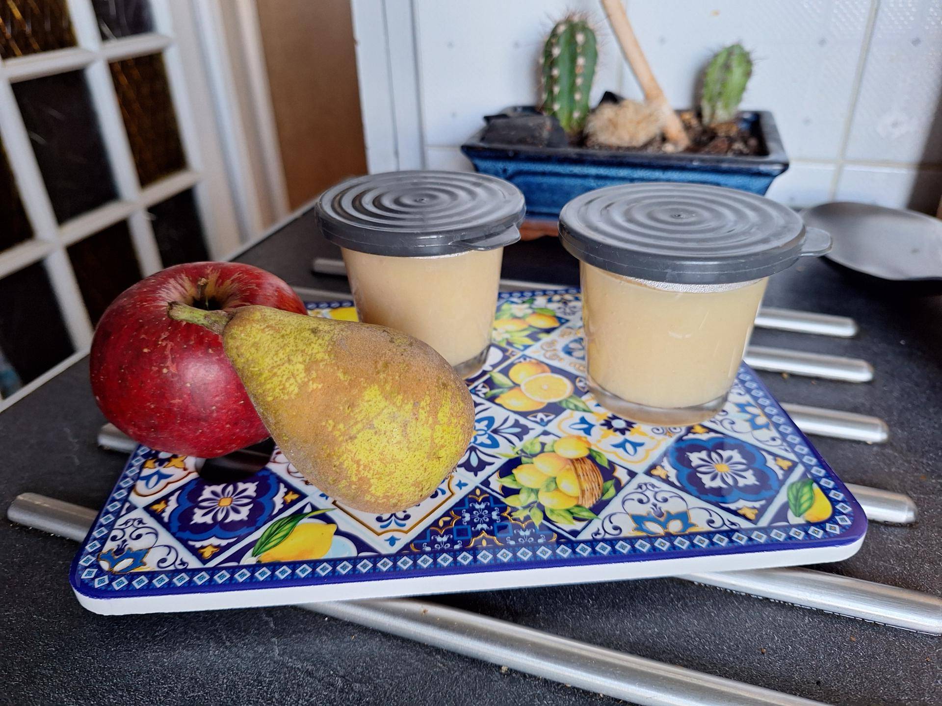 Compote pomme poire sans sucre ajouté - Recette Cookeo | Moulinex