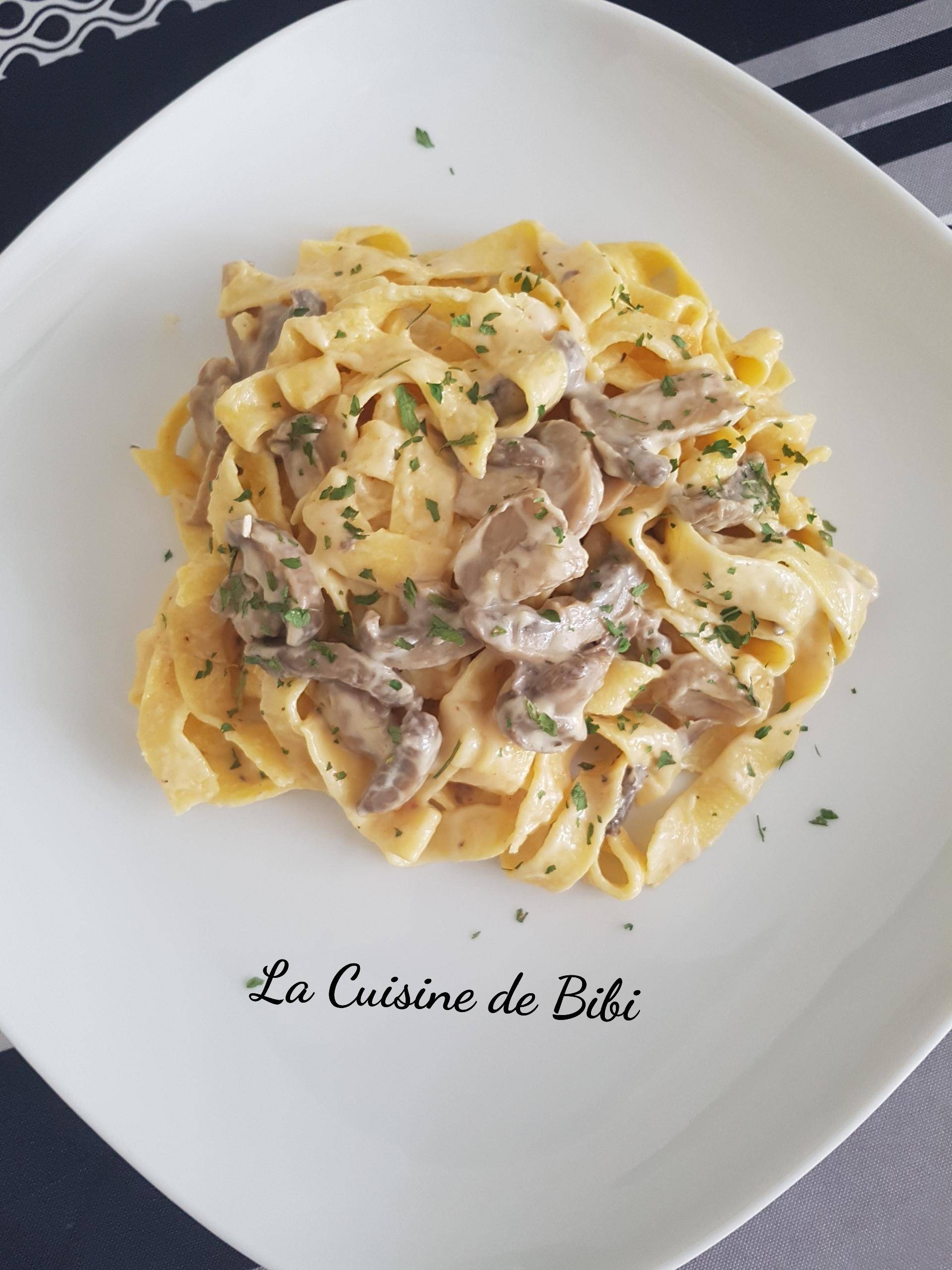 Fettucines crémeuses et champignons - Recette Cookeo | Moulinex