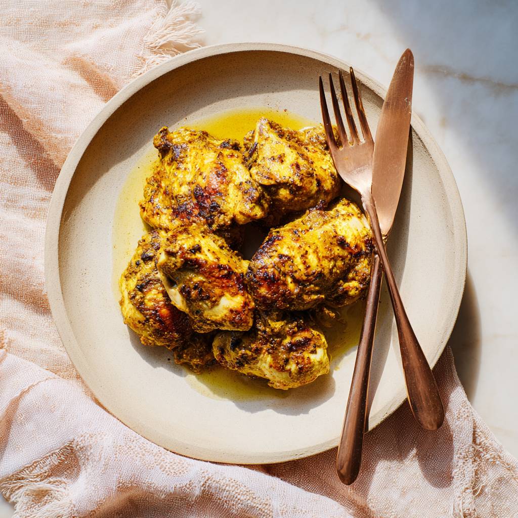 Marinade yaourt, curry et miel pour poulet - Recette Easy Fry Compact | Moulinex