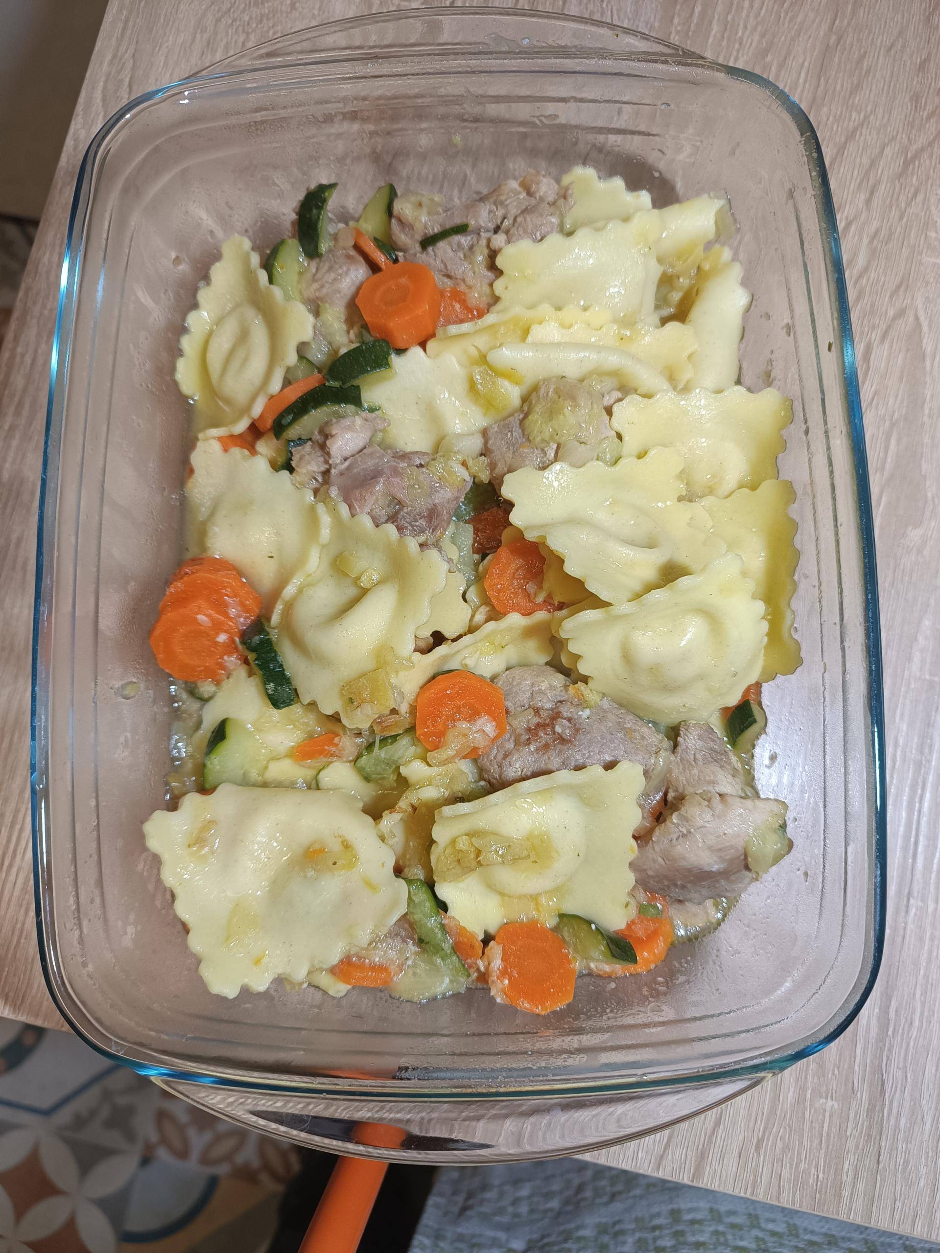 Raviolis trois fromages aux légumes et dinde - Recette Cookeo V3 | Moulinex