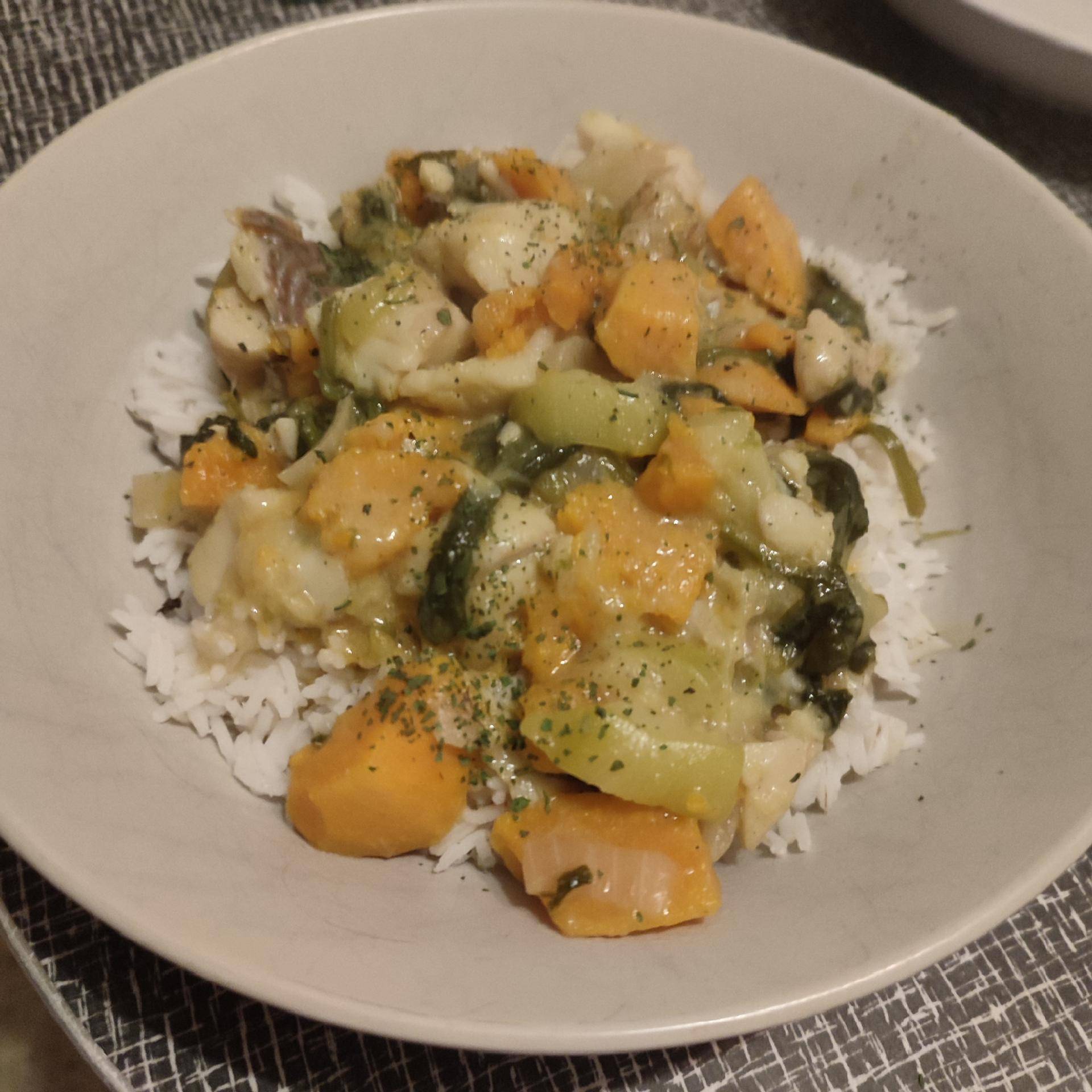 Filet de Colin , courgette et patate douce - Recette Cookeo | Moulinex