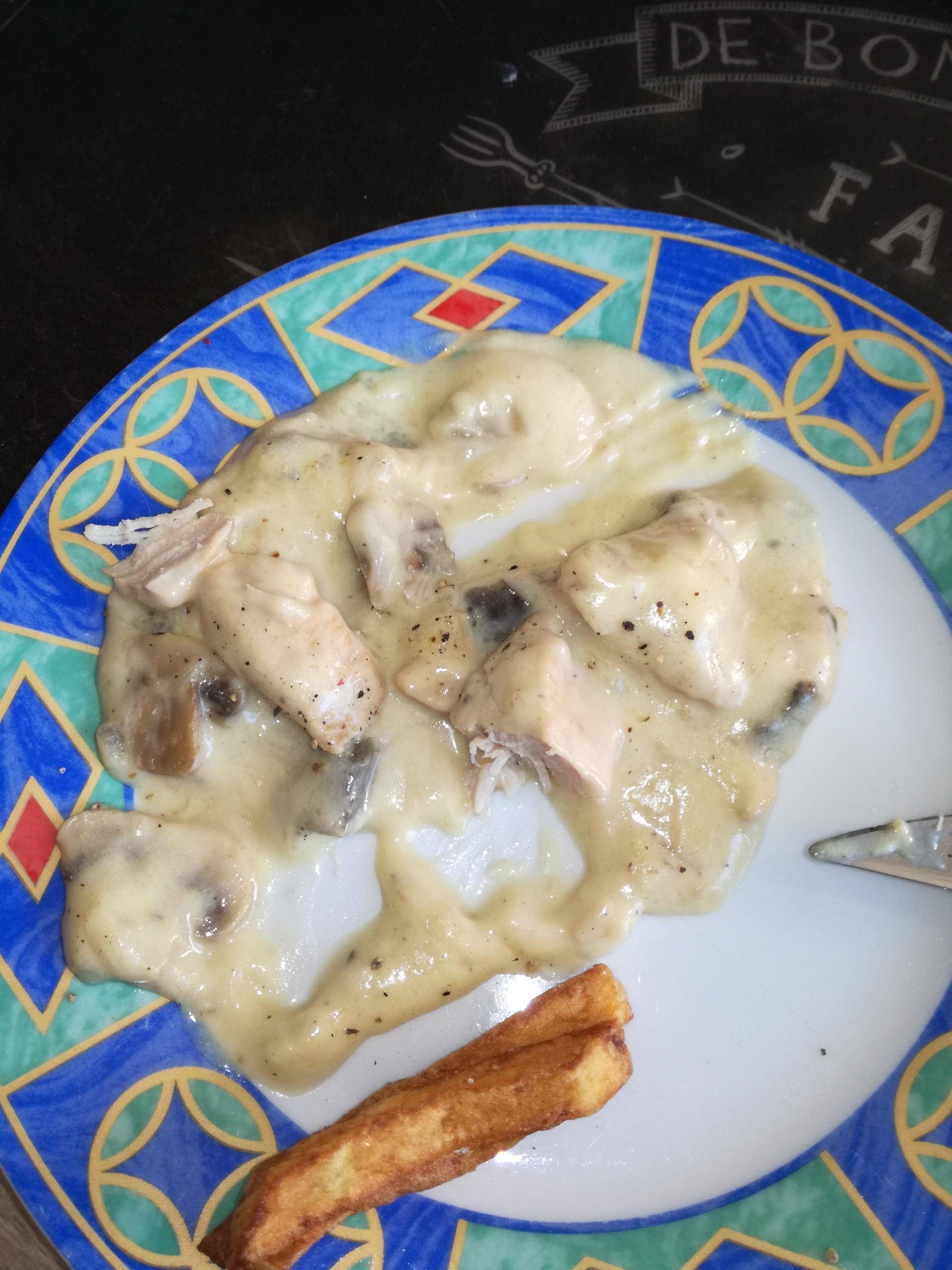 Poulet champignons courgette sauce moutarde - Recette Cookeo | Moulinex
