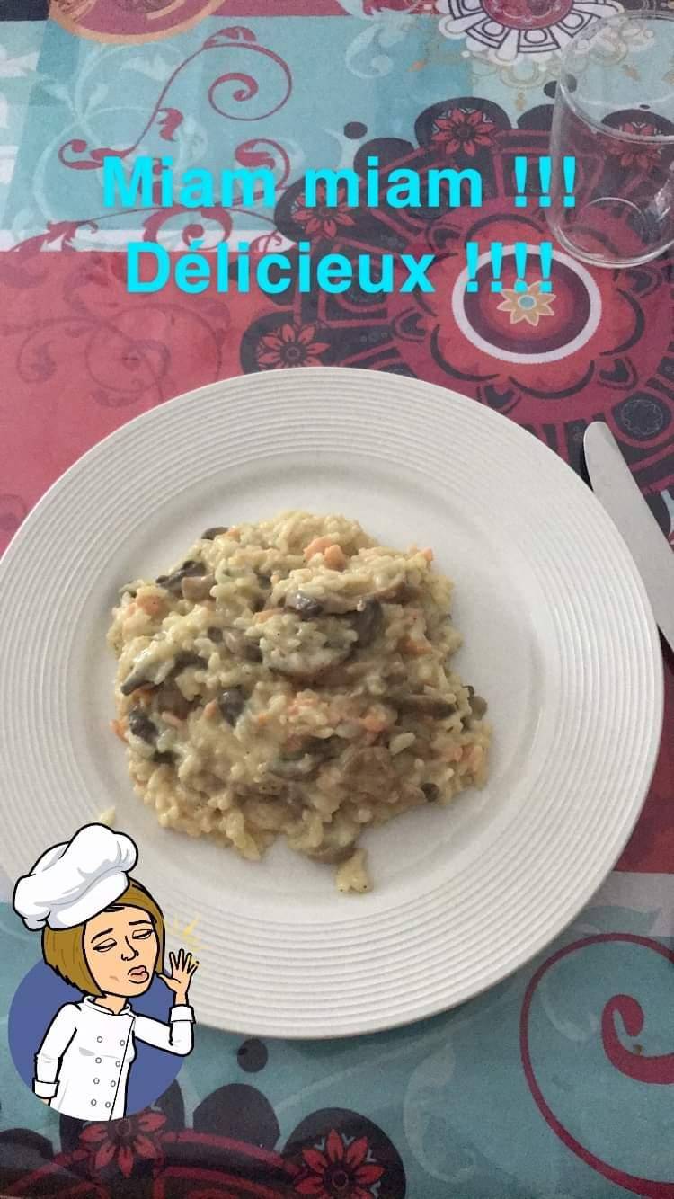 Risotto au saumon fumé et champignons - Recette Cookeo | Moulinex