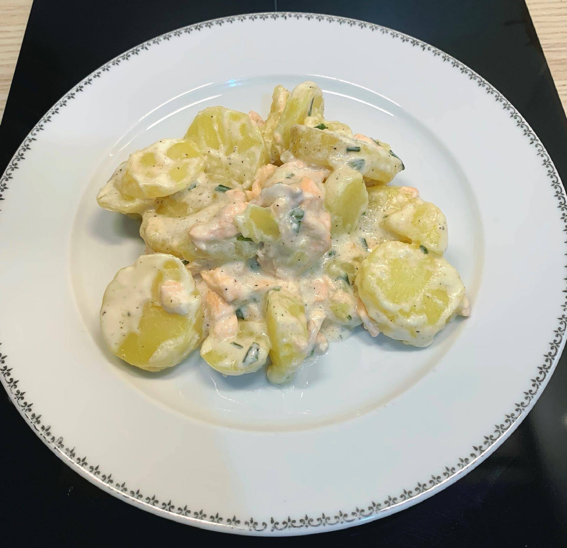 Saumon et pomme de terre à la crème - Recette Cookeo V3 | Moulinex