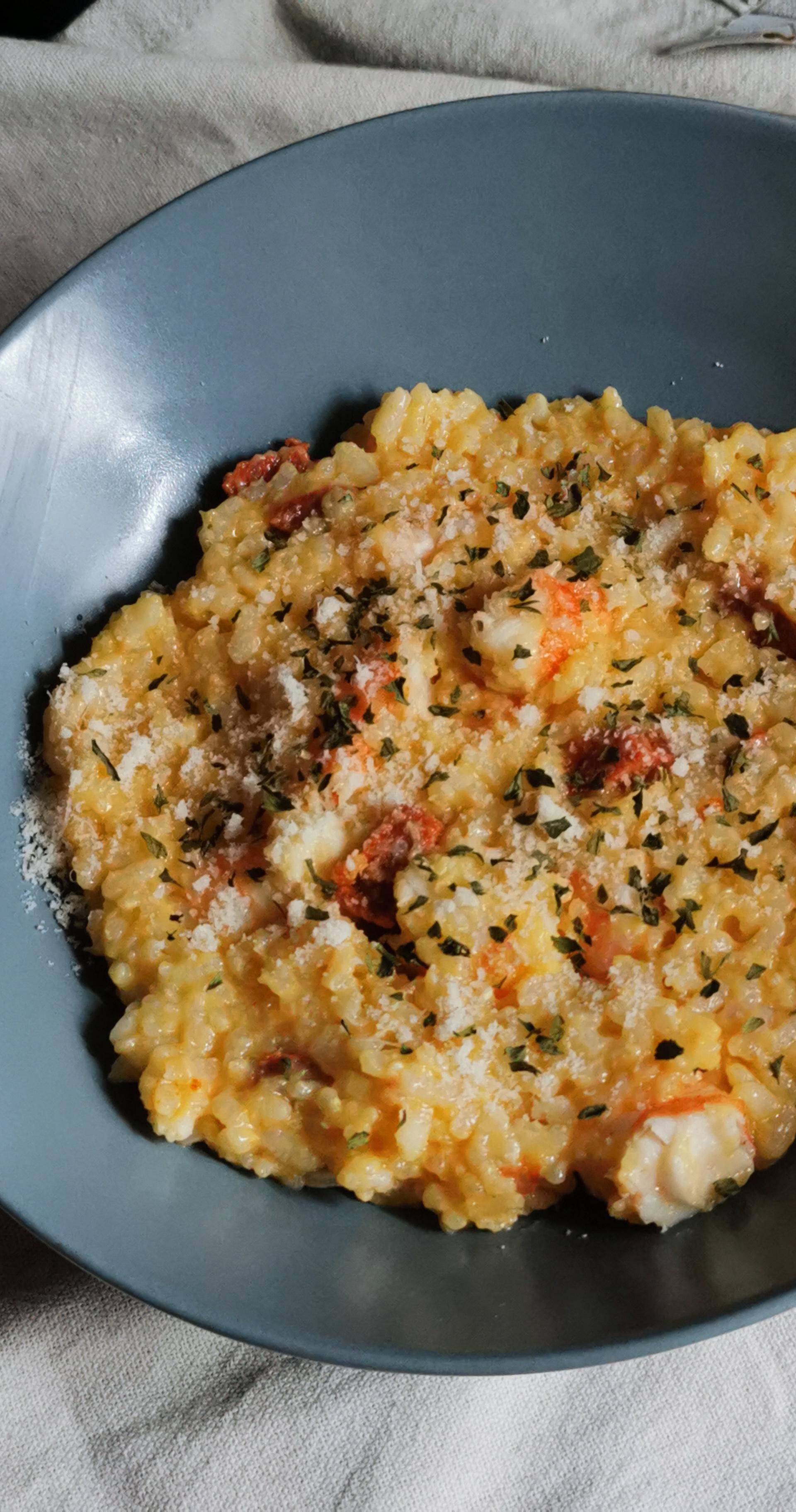 Risotto crevettes et chorizo - Recette Companion Connect XL | Moulinex