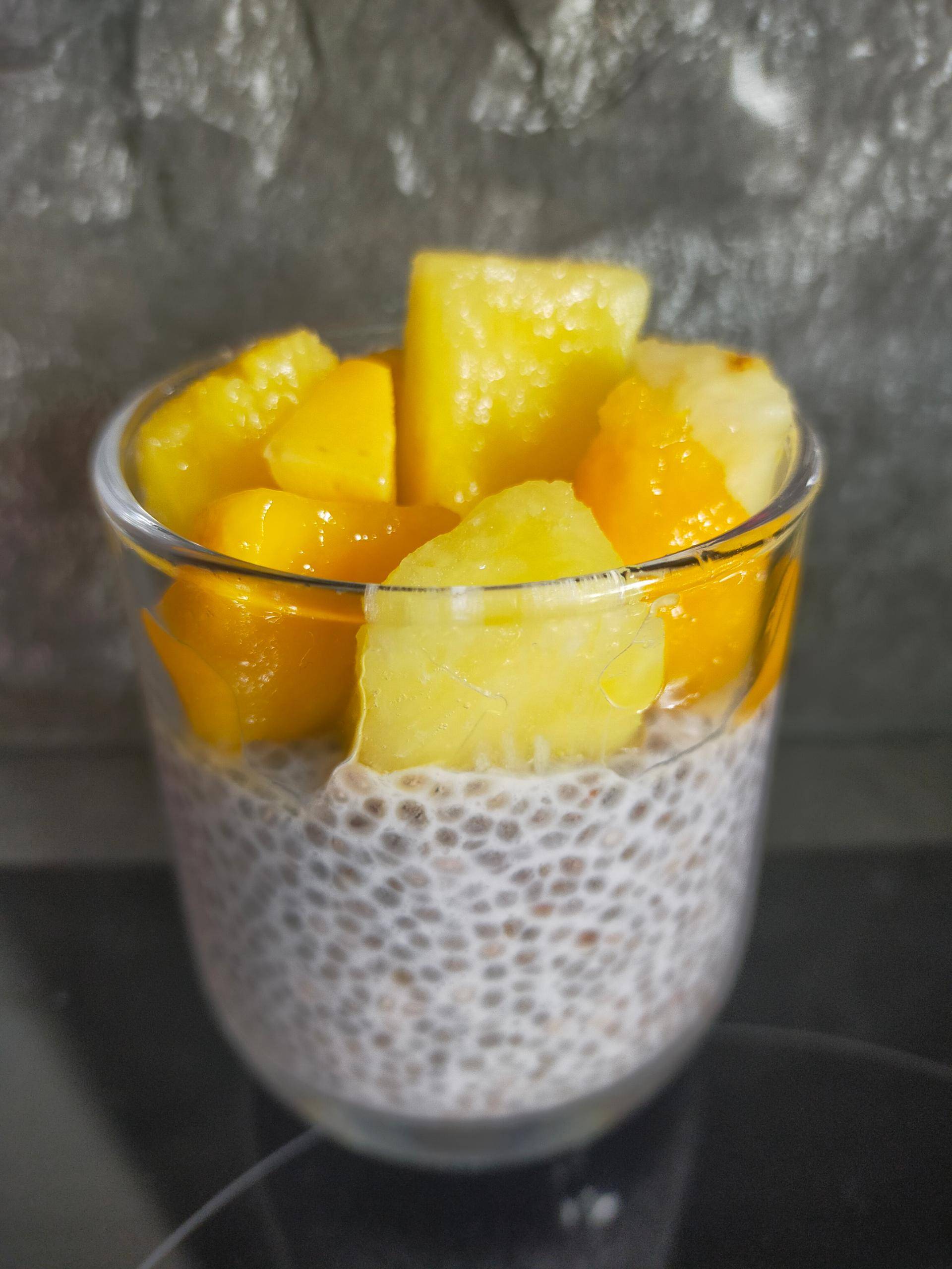Pudding de chia coco et annanas - Recette Companion Connect XL | Moulinex