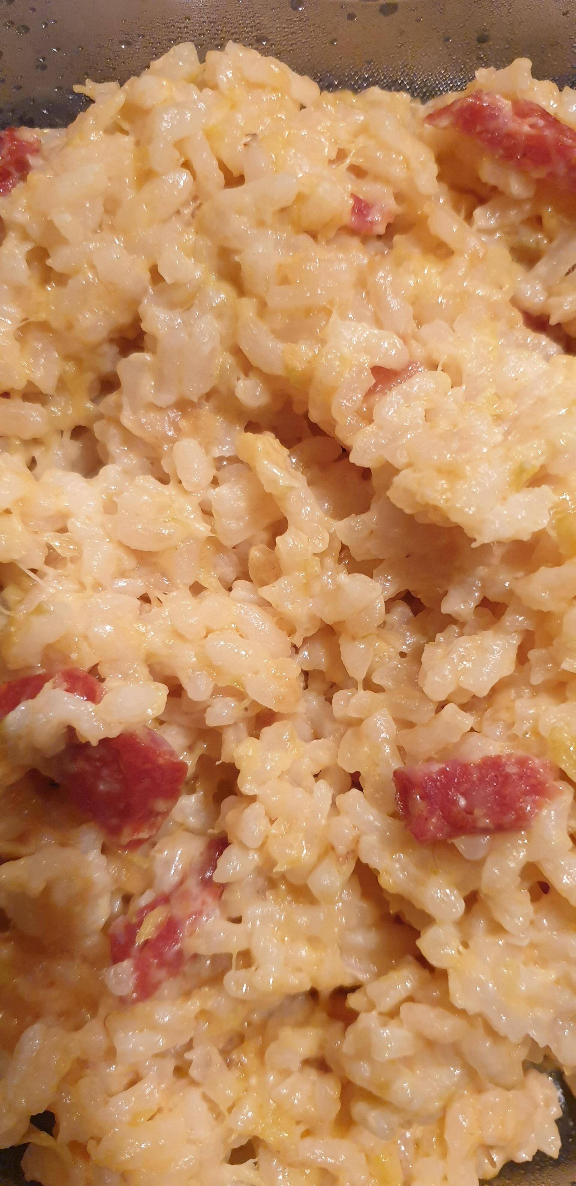 Risotto poireaux chorizo - Recette Cookeo | Moulinex
