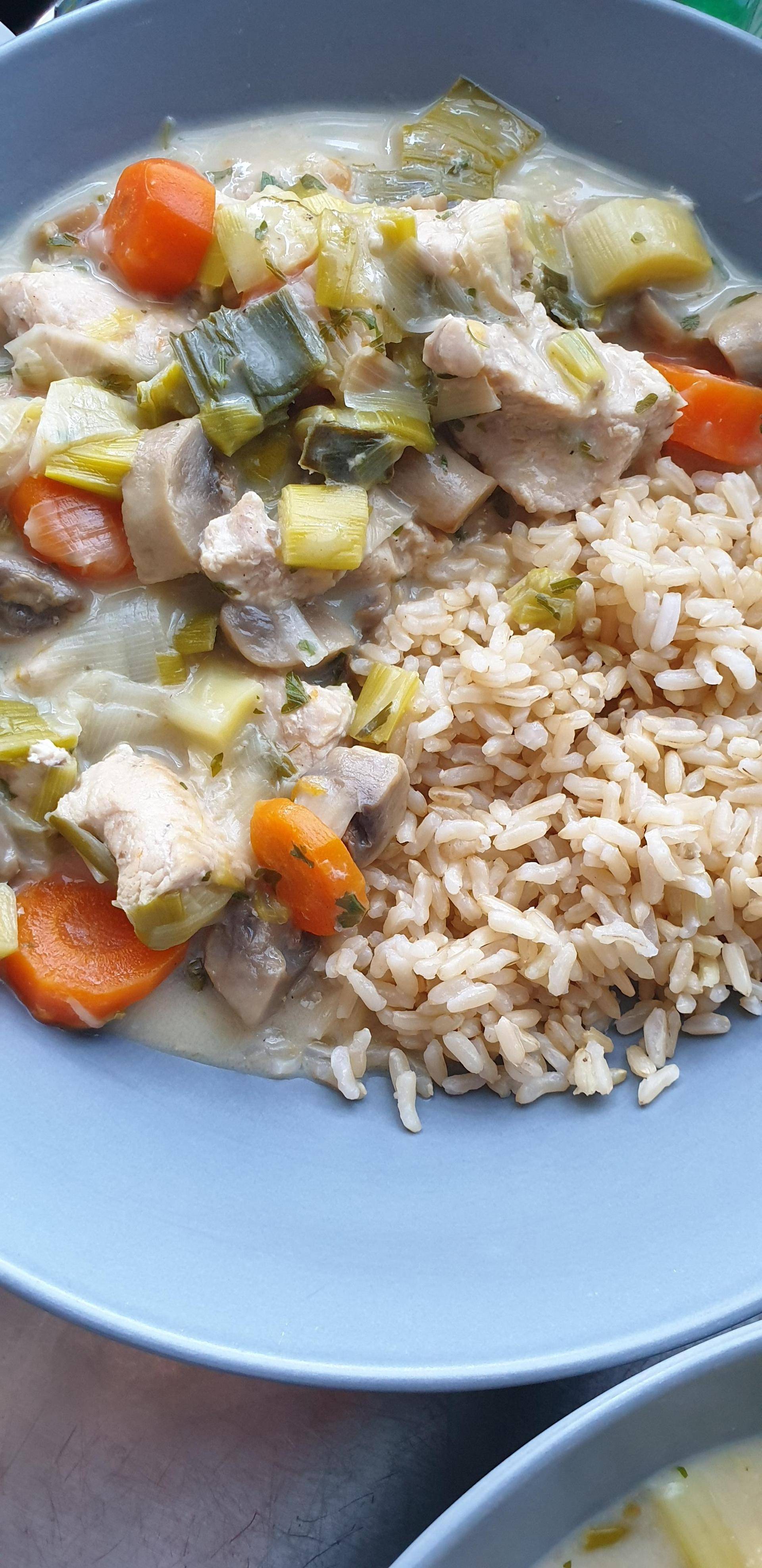 Blanquette de volaille express - Recette Cookeo | Moulinex