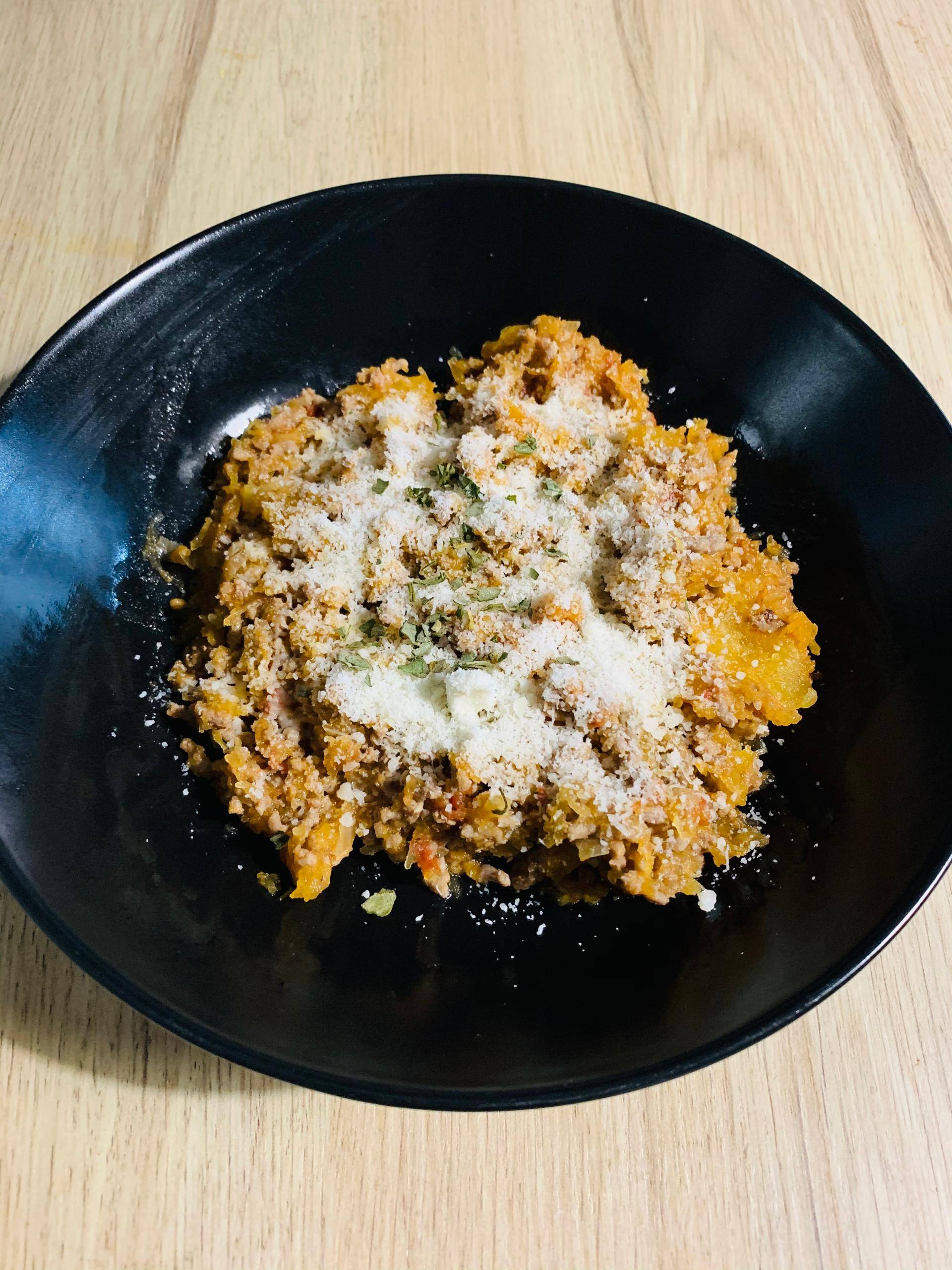 Courge spaghetti bolognaise façon Kéké - Recette Cookeo | Moulinex