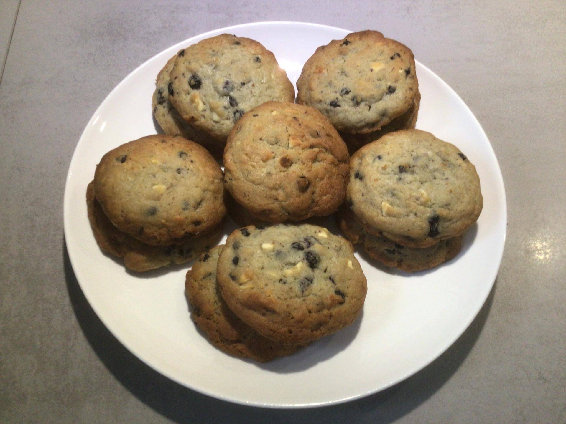 Cookies myrtilles chocolat blanc - Recette Companion Connect XL | Moulinex