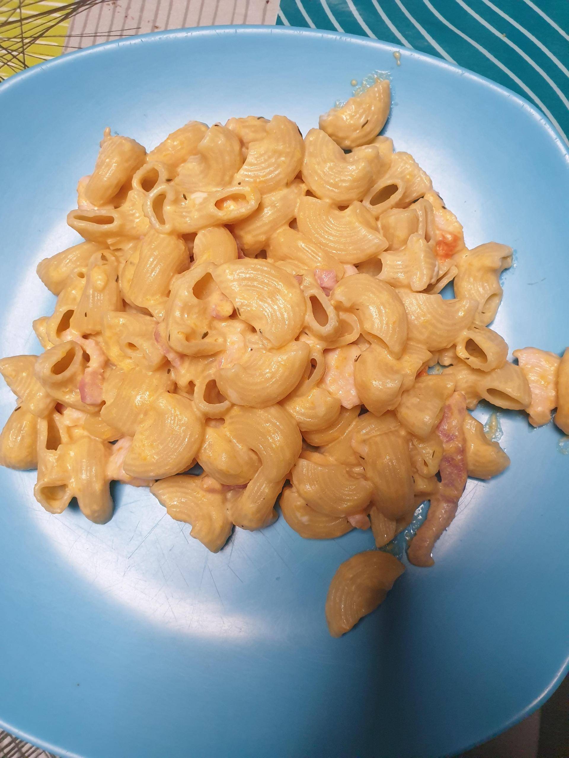 Pâtes butternut lardons - Recette Cookeo | Moulinex