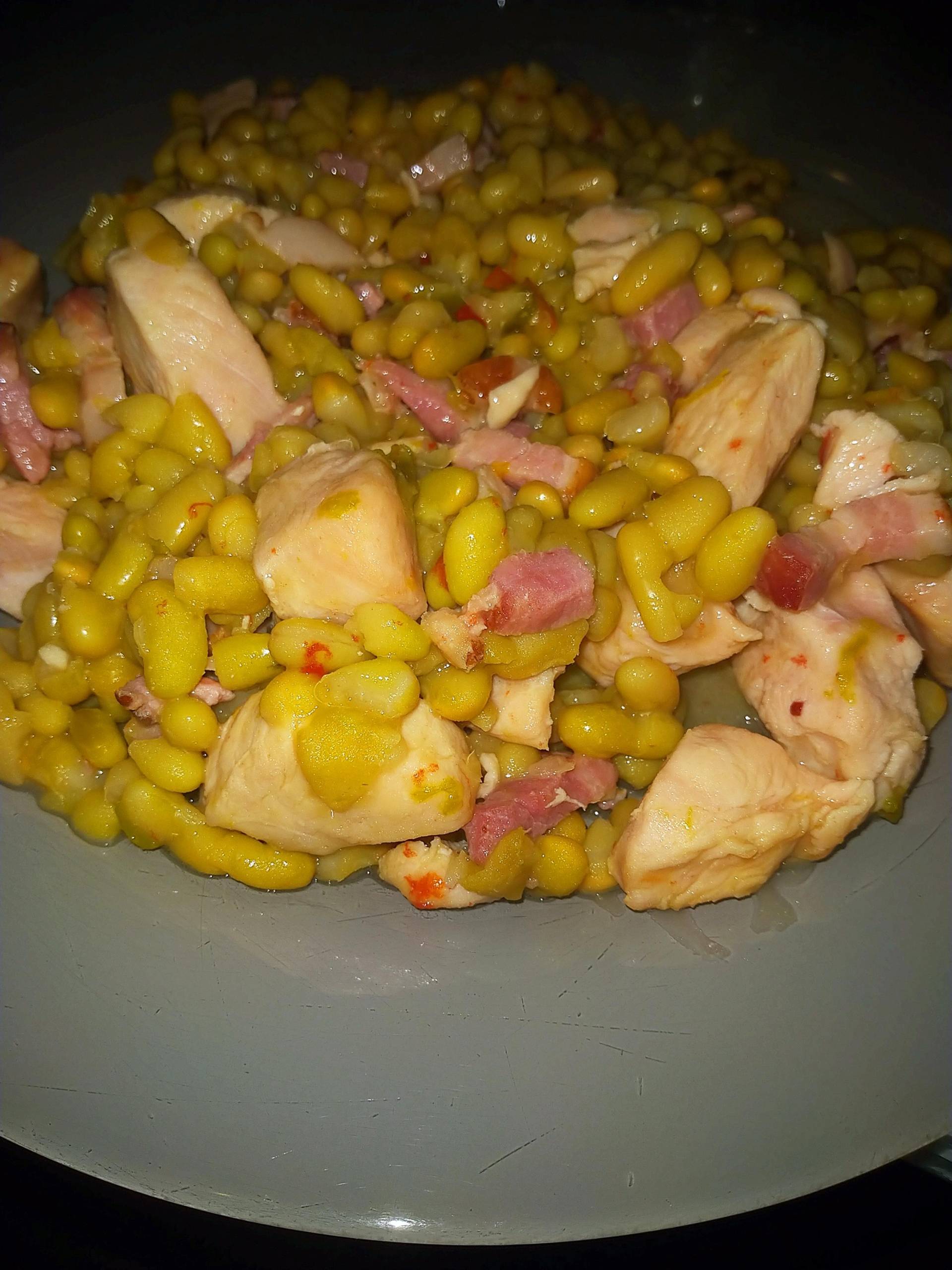 Flageolets poulet lardons - Recette Cookeo | Moulinex