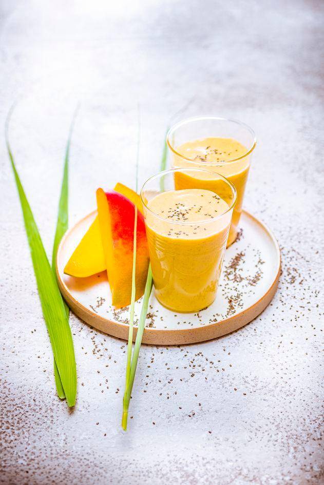 Lassi mangue et chia - Recette Blend up | Moulinex