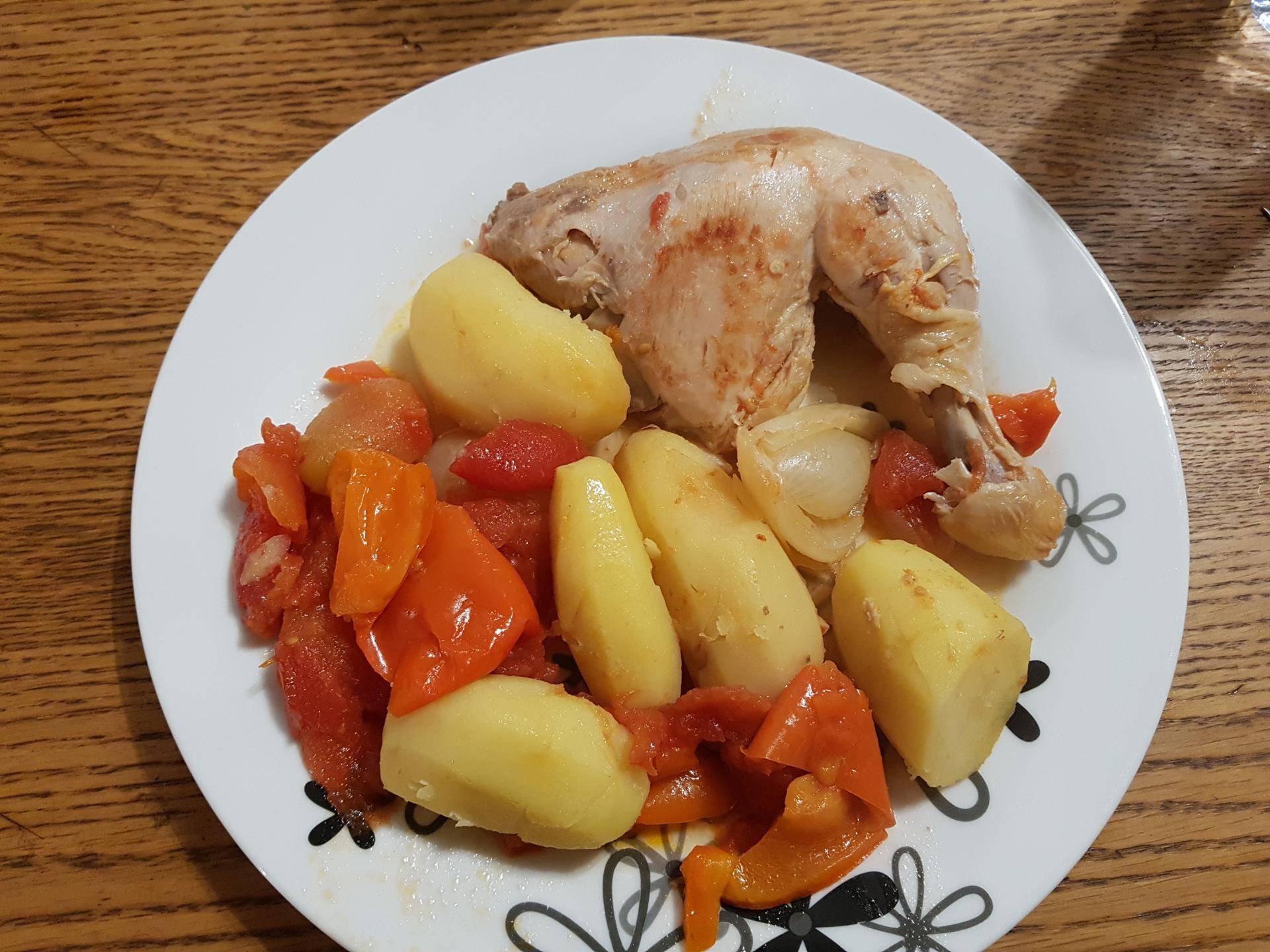 Poulet poivron pomme de terre - Recette Cookeo | Moulinex