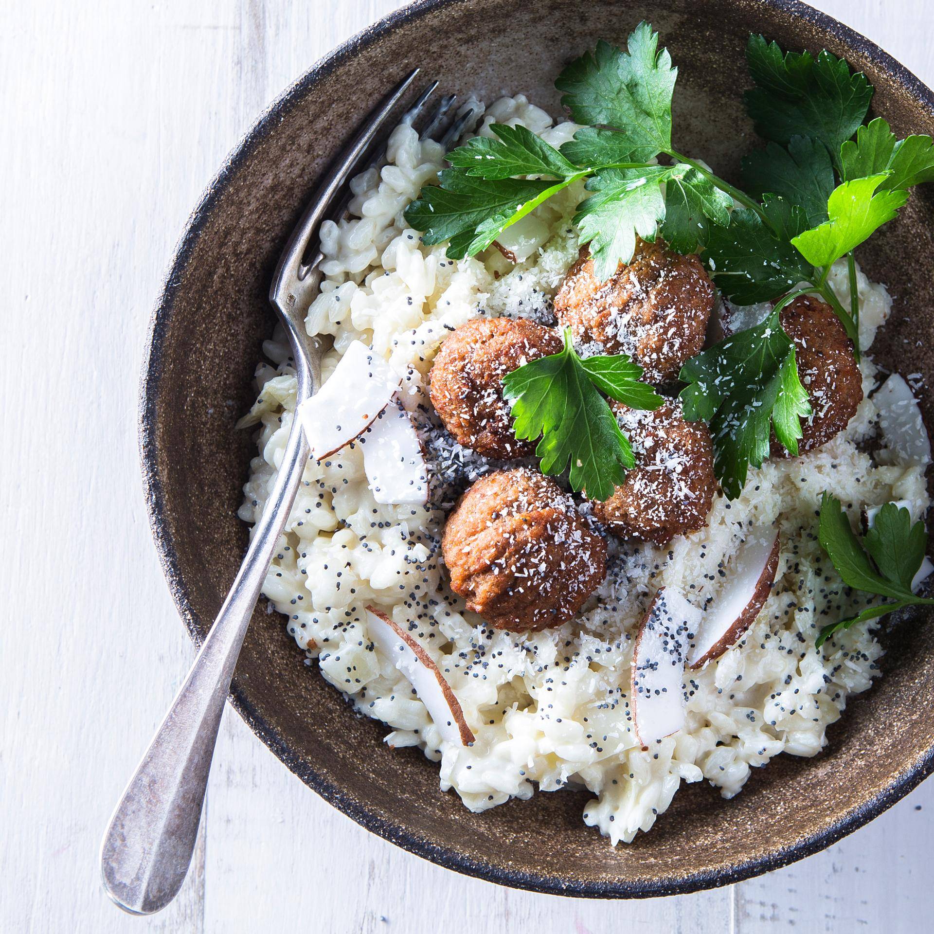 Risotto aux boulettes de légumes - Recette Companion | Moulinex